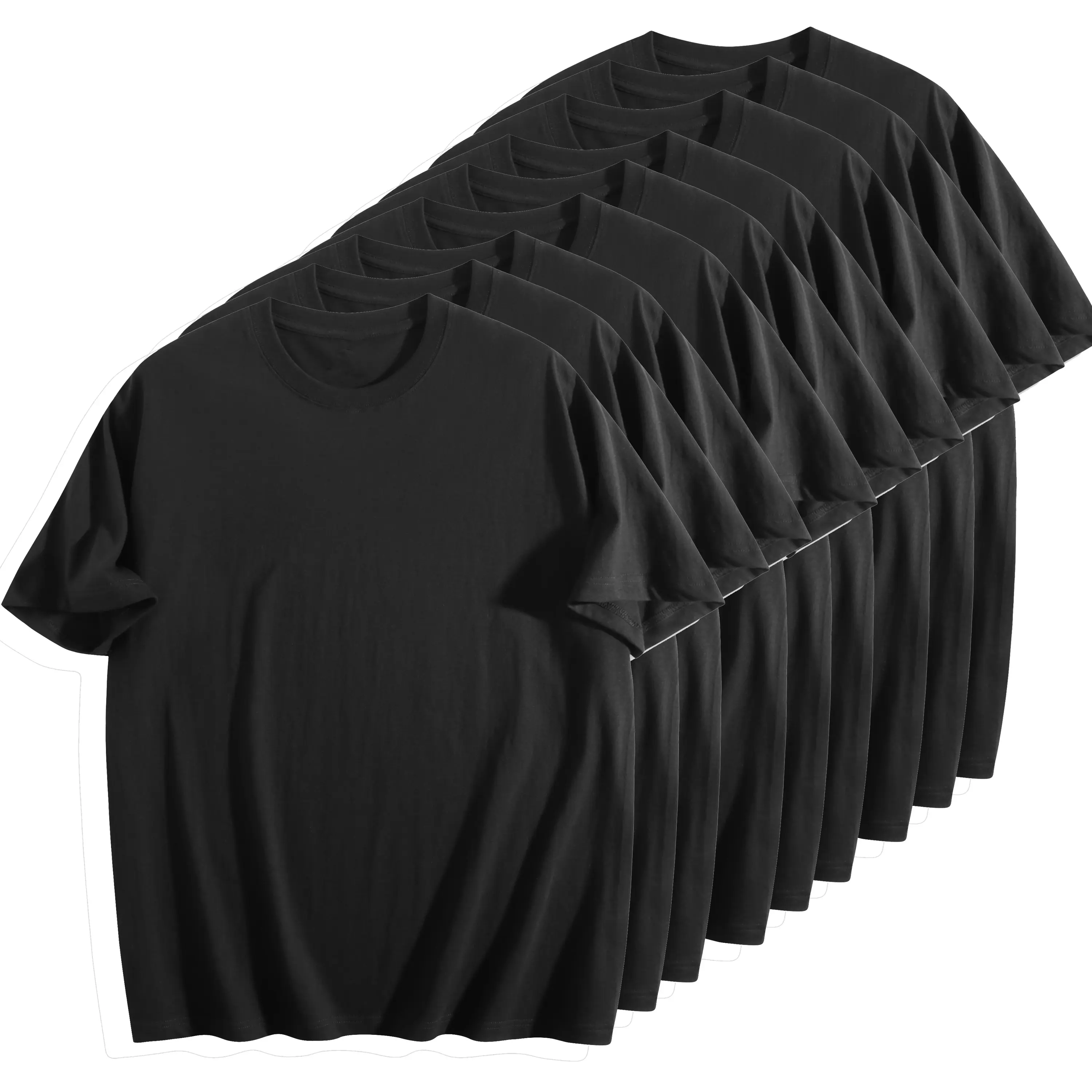 100% Cotton 180g Classic Fit Basic Tee, Unisex Year-Round Essential Top, Build Your Pack (3/6/9 Pieces)