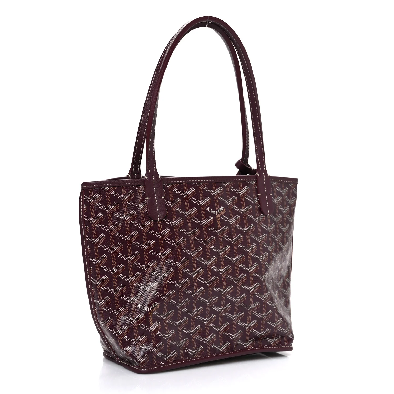 Goyardine Reversible Mini Anjou Burgundy - Top Club