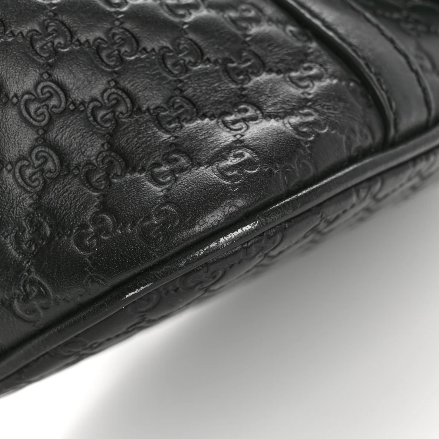 Microguccissima Mini Dome Bag Black - Top Club