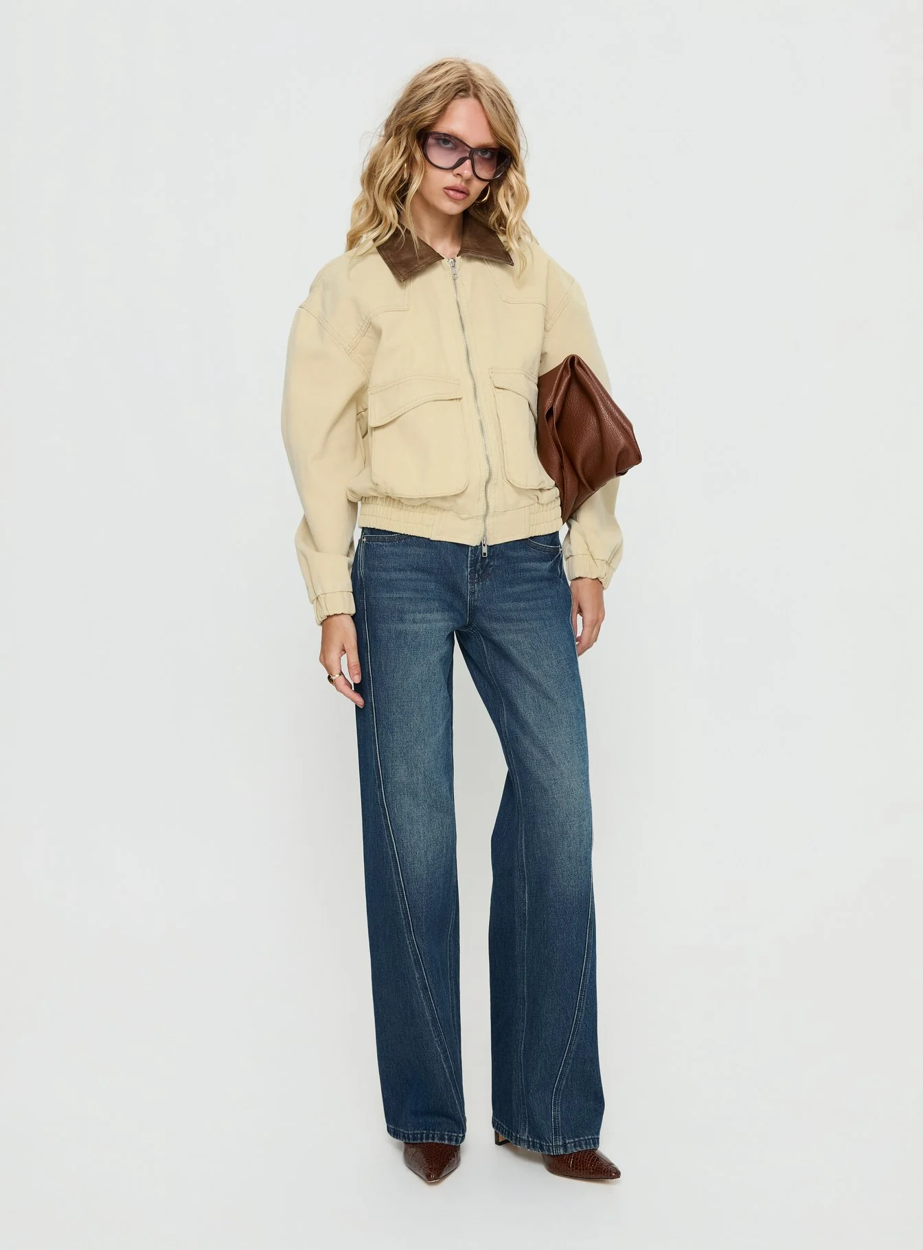 Sancia Bomber Jacket Beige