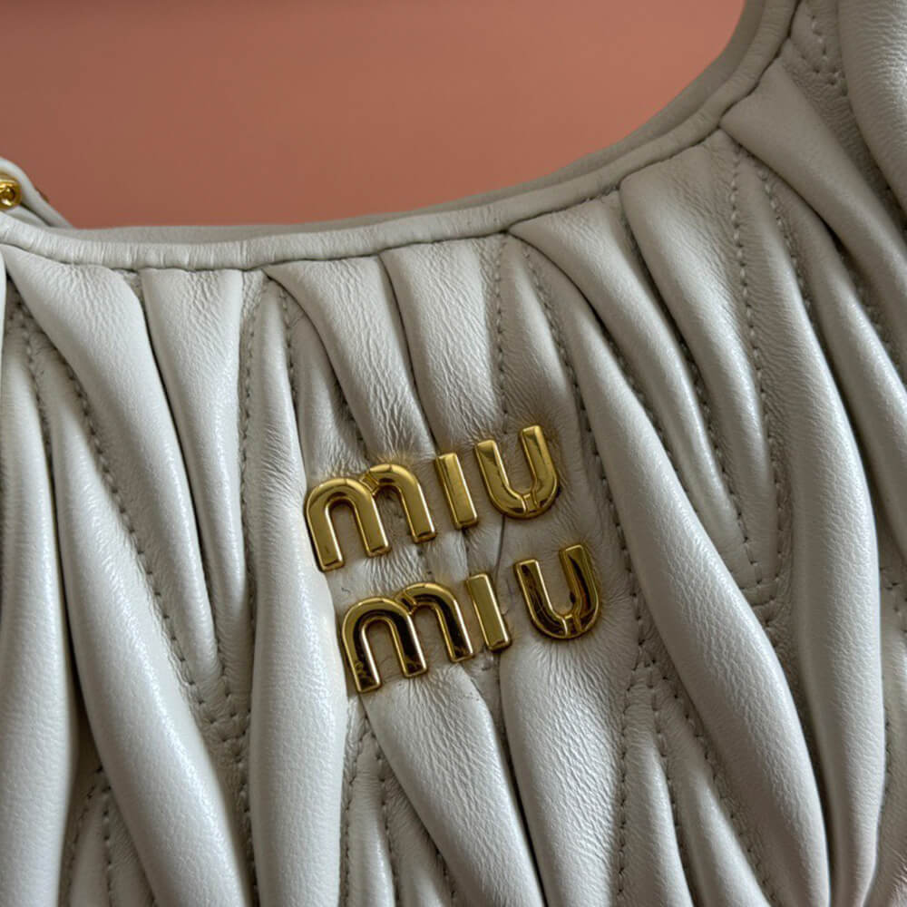 Mini Wander matelasse nappa leather hobo bag(high-end grade) - Top Club
