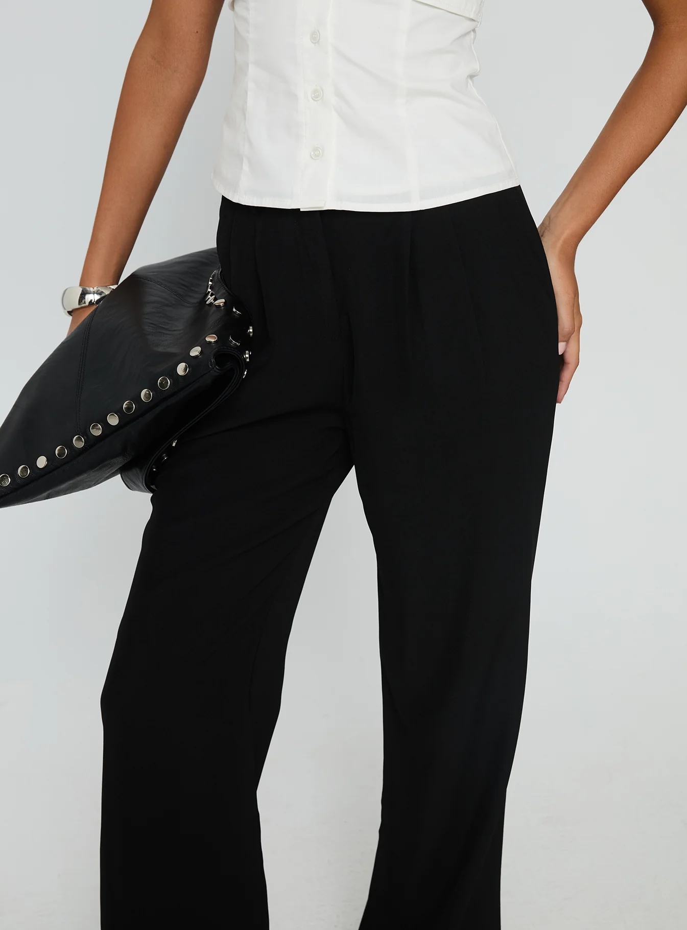Ambient Wide Leg Pant Black