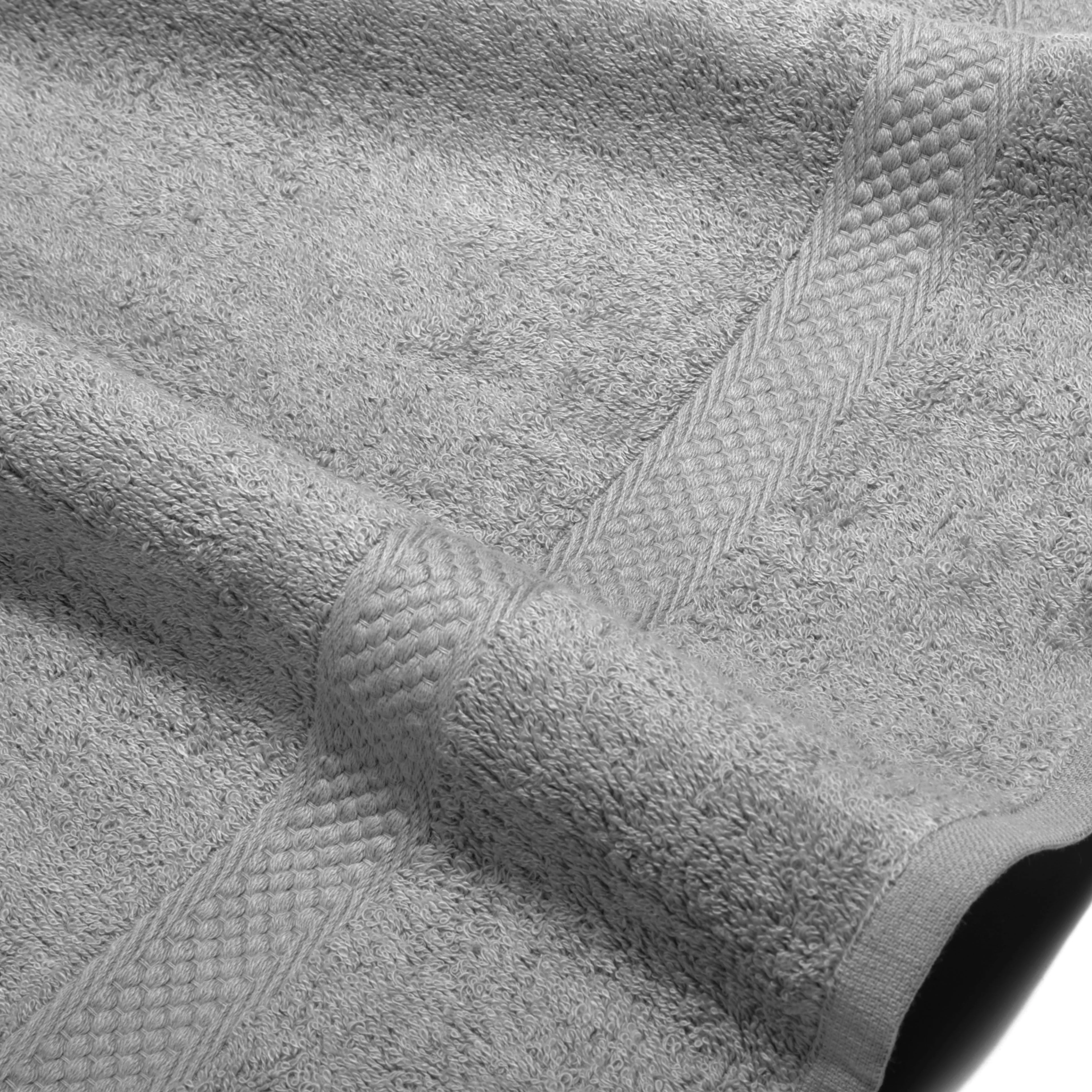 Asciugamano Con Ospite In Cotone Minorca Standard Grigio Spugnissima