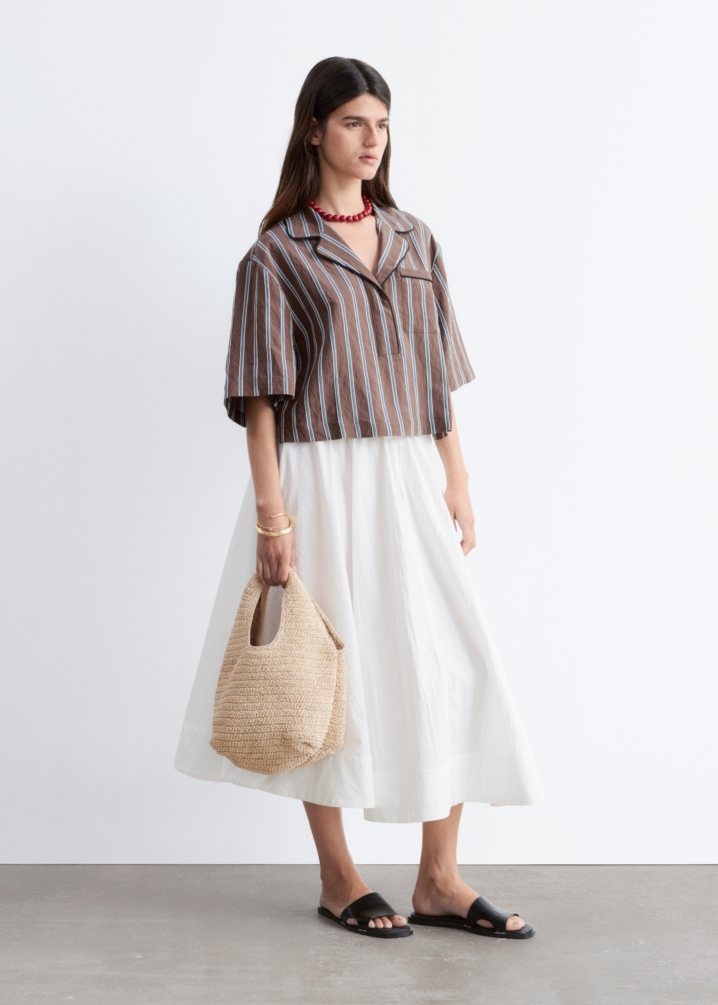 & Other Stories STRIPED RESORT SHIRT