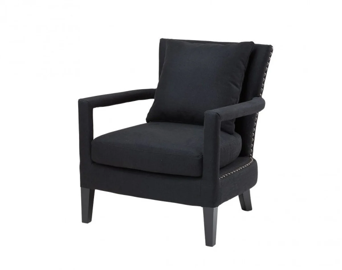 Luxury lounge chair black - hotel furniture
