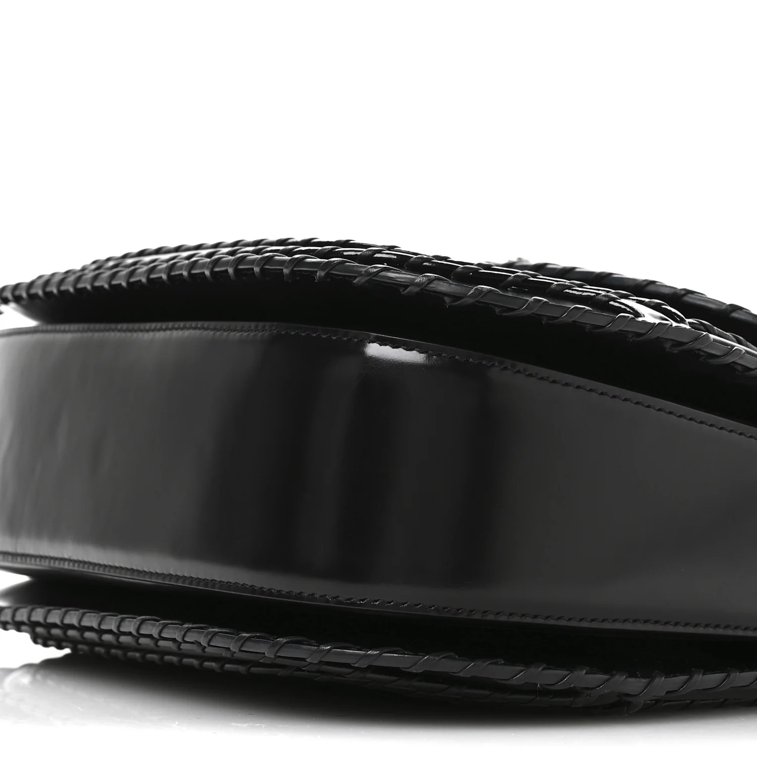 Pony Hair New Bamboo Medium Top Handle Bag Black - Top Club