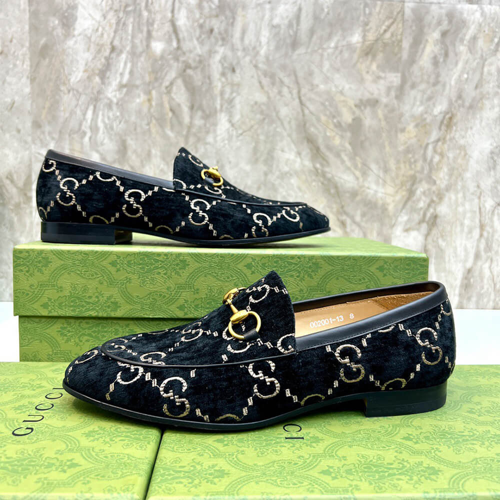 Gucci Velvet Men Loafers - Top Club