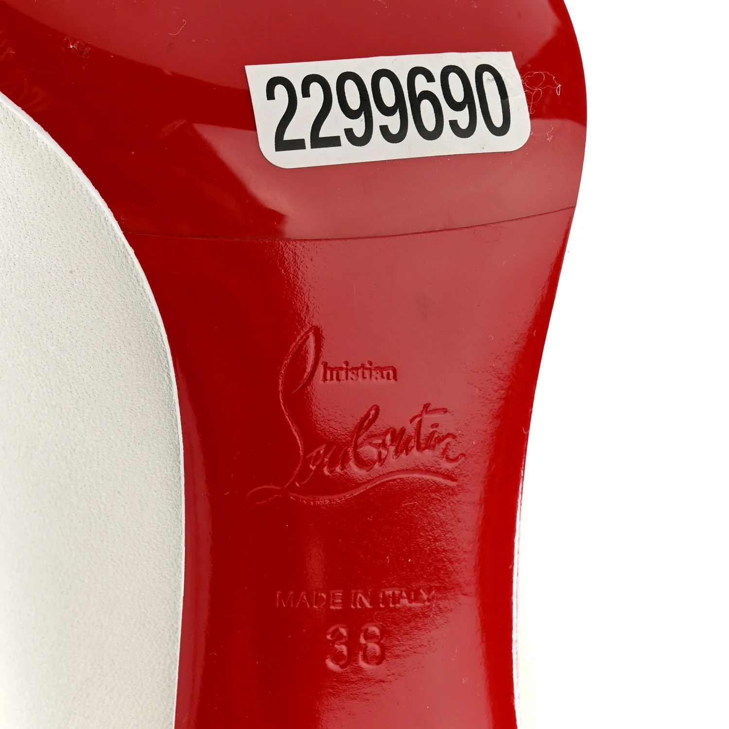 Pearlescent Nappa Miss Z 80 Pumps 38 Bianco - Top Club