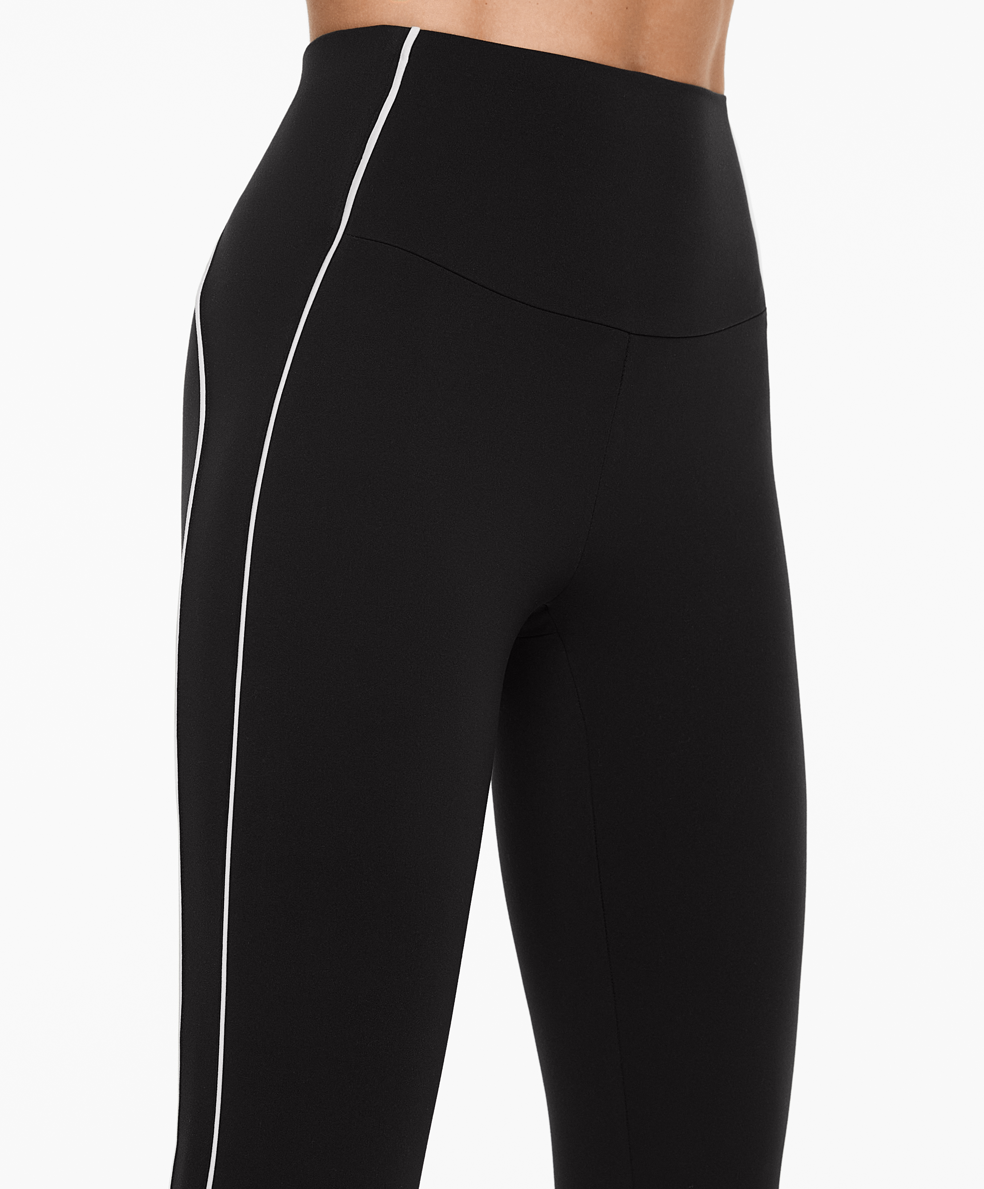 OYSHO Piping Comfortlux high-rise 65cm ankle-length leggings