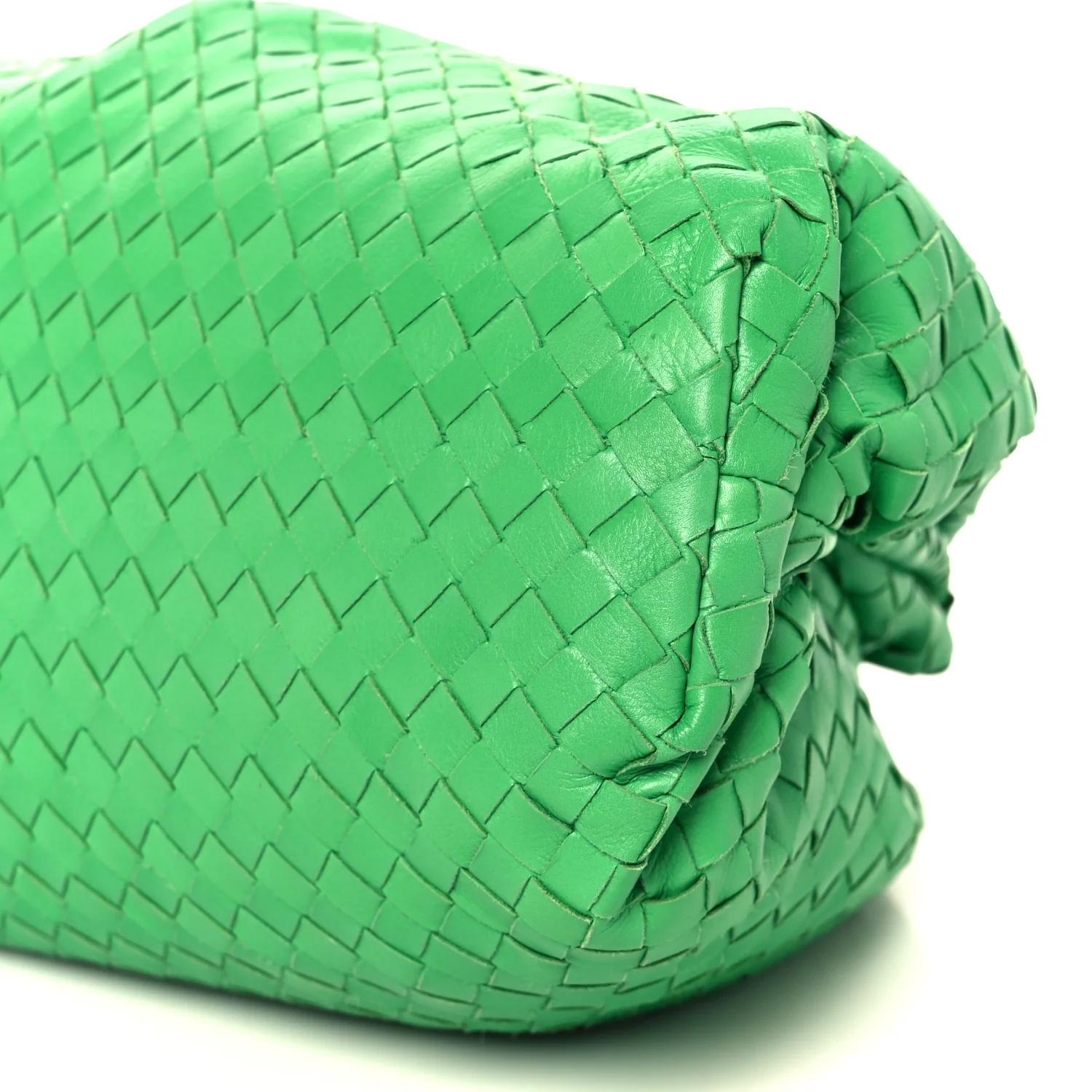 Nappa Maxi Intrecciato The Pouch Oversized Clutch Parakeet - Top Club