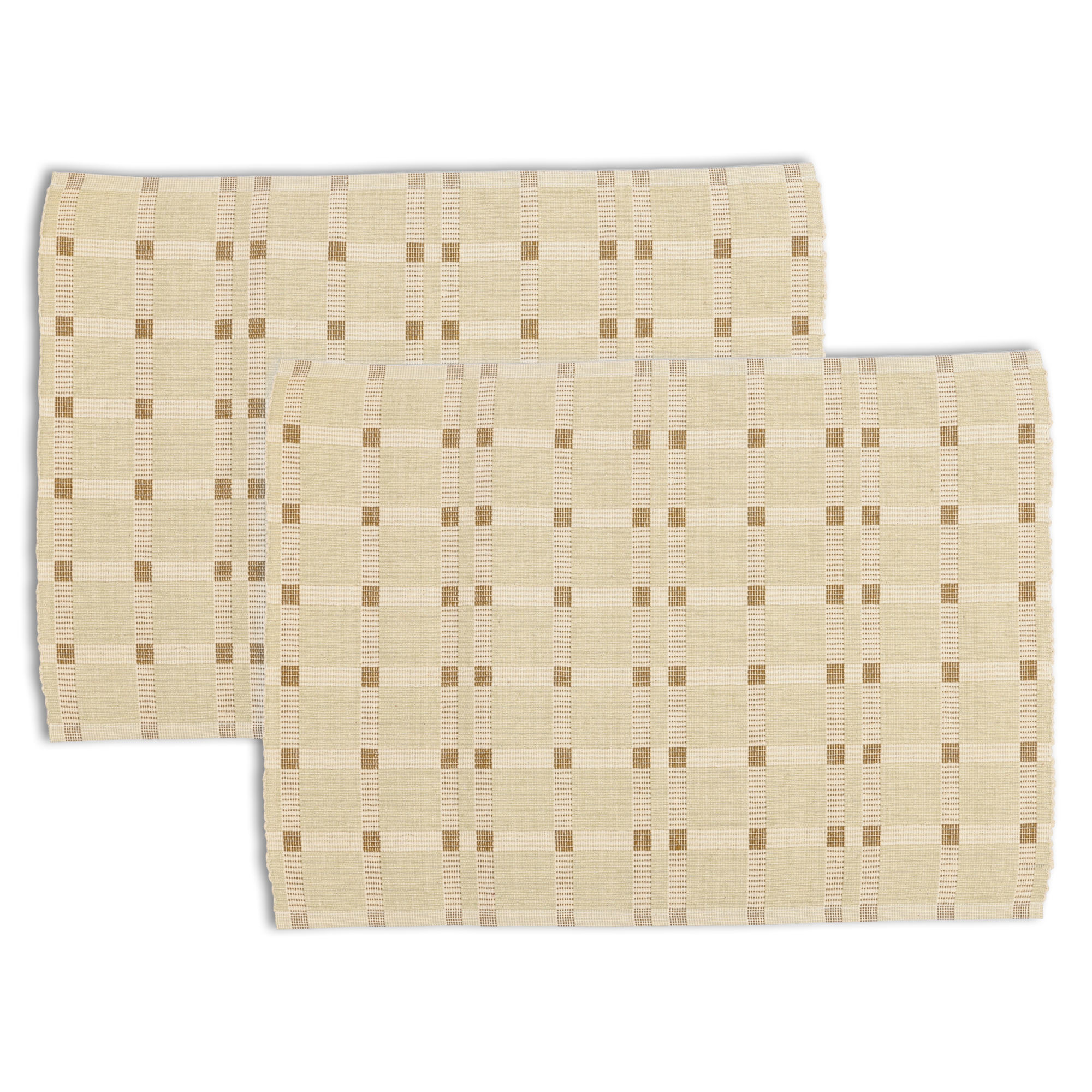 Placemat Fenna block beige  - set van 2