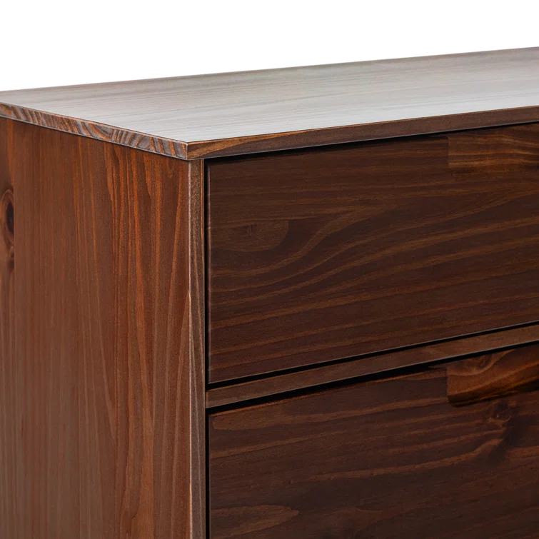 Yarber Groove 6 Drawer Double Dresser