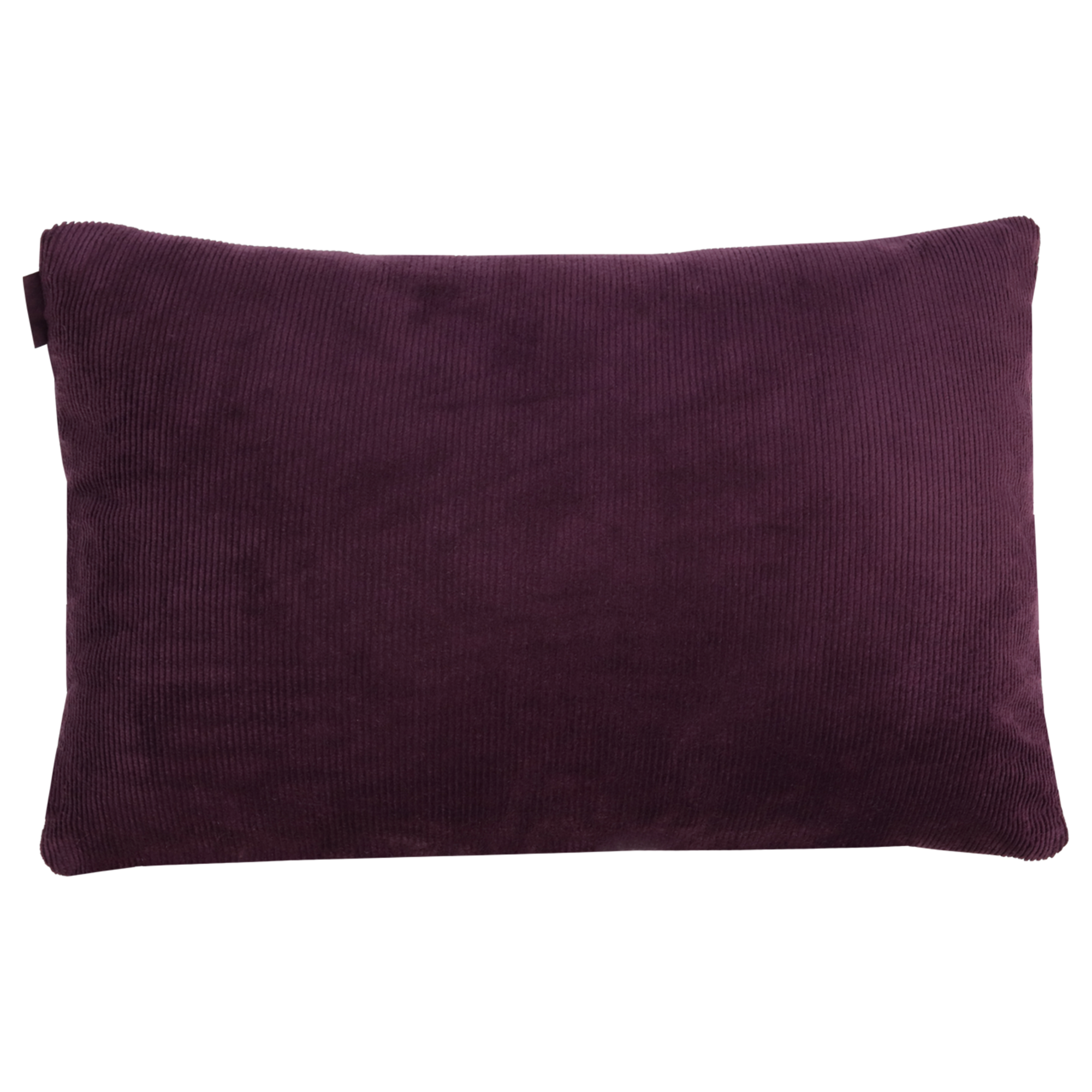 Sierkussen corduroy aubergine 56x38 cm