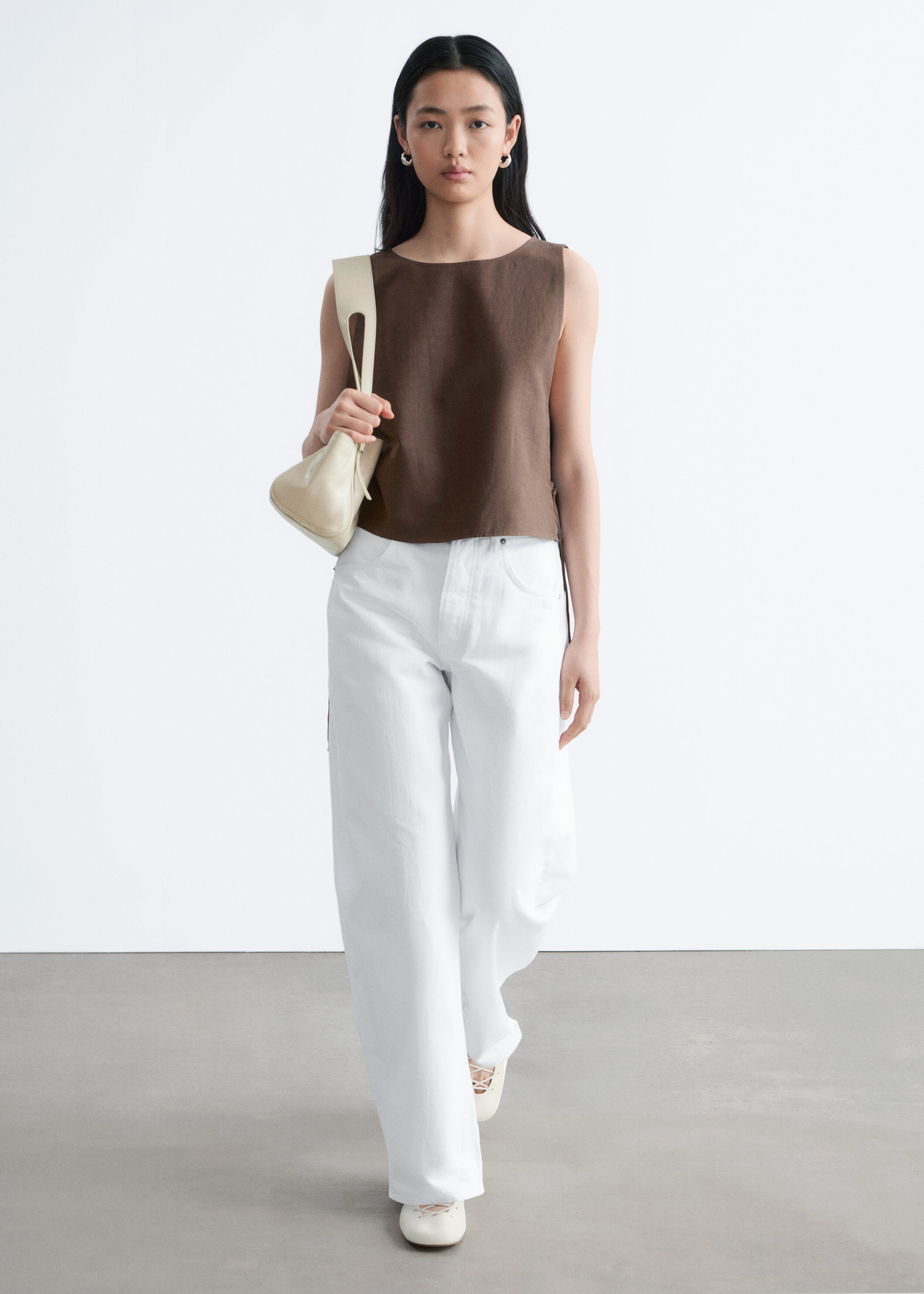 & Other Stories WOVEN BIB COLLAR