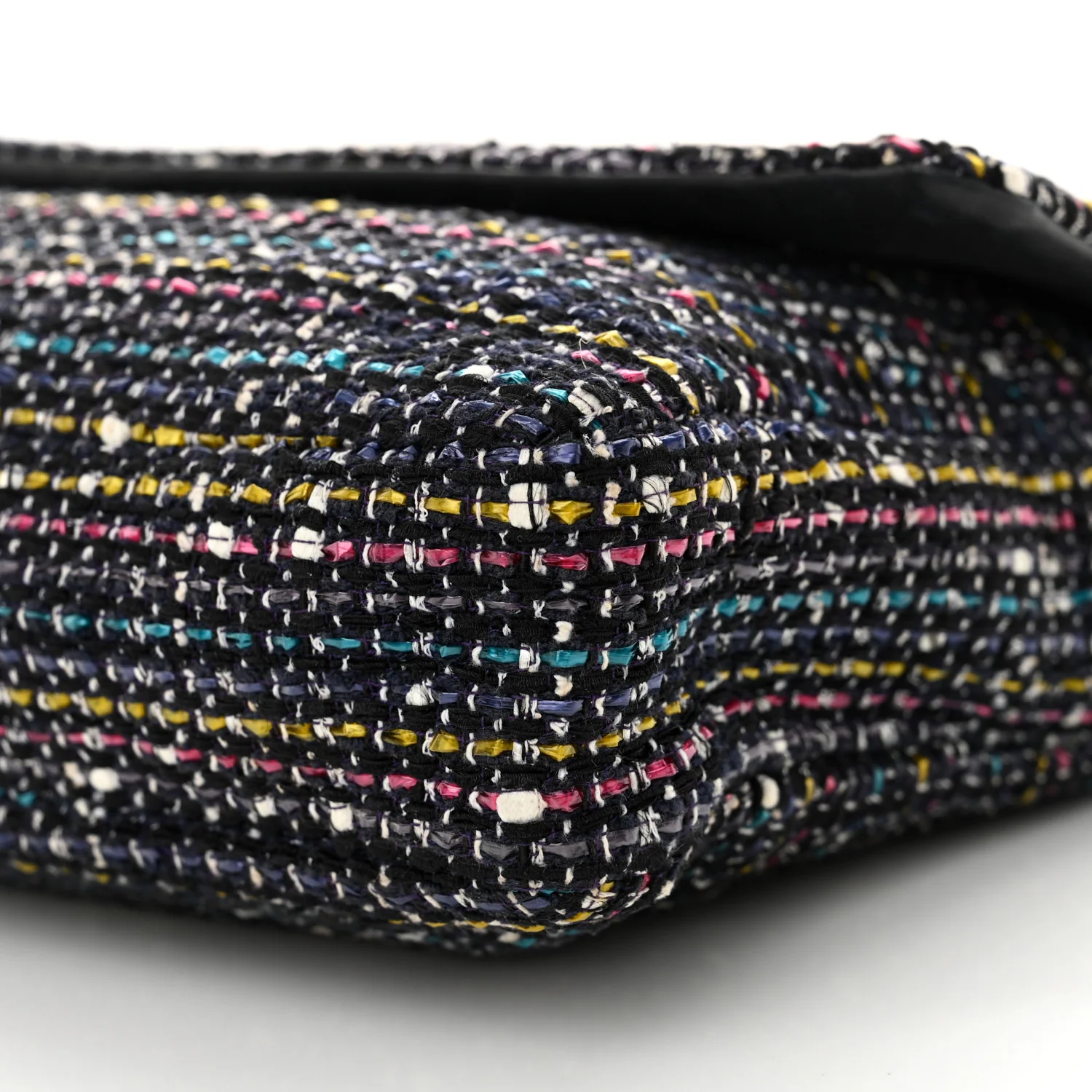 Tweed Small Messenger Flap Navy - Top Club