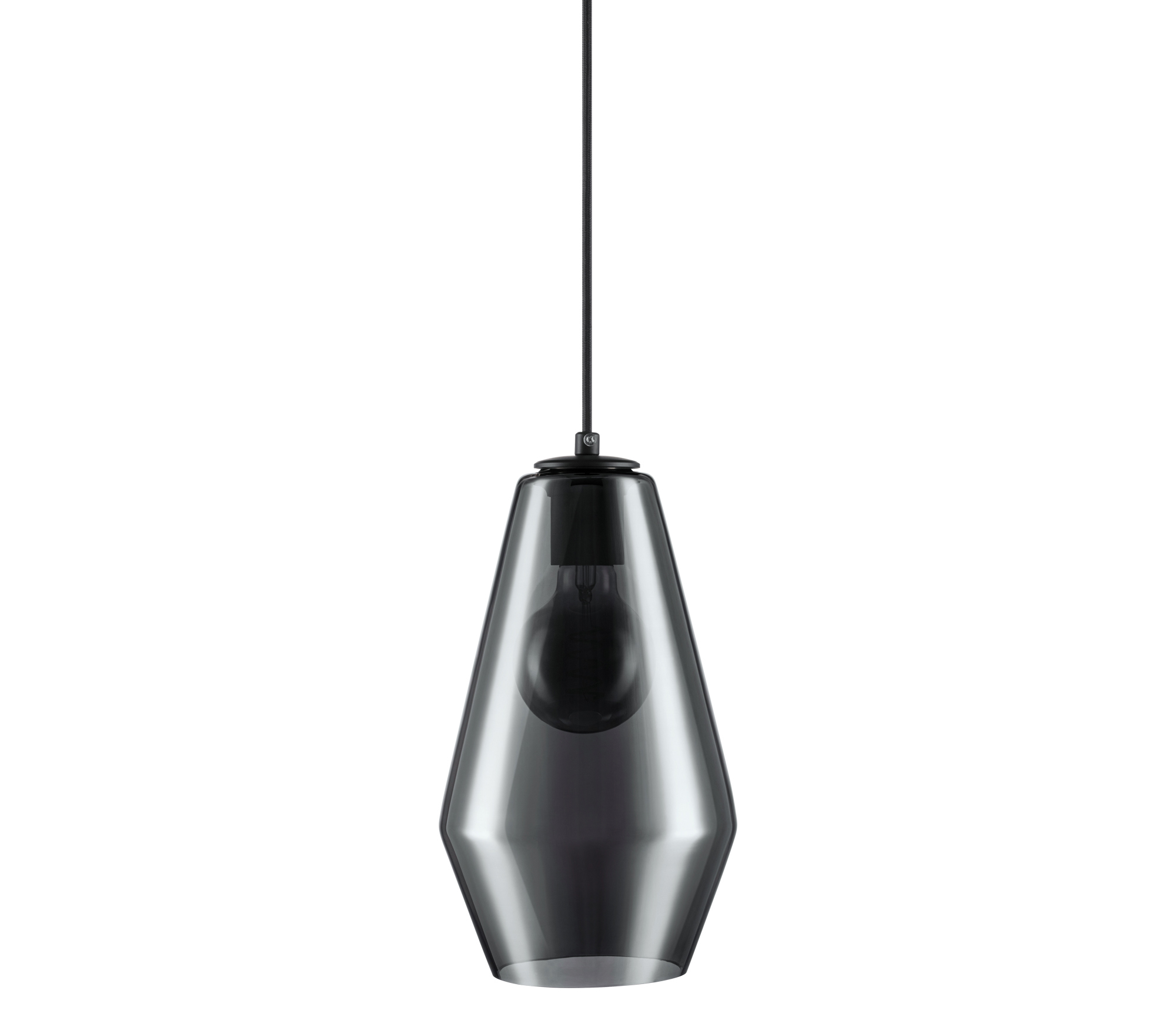 Hanglamp Wilson 3 lichts rond black