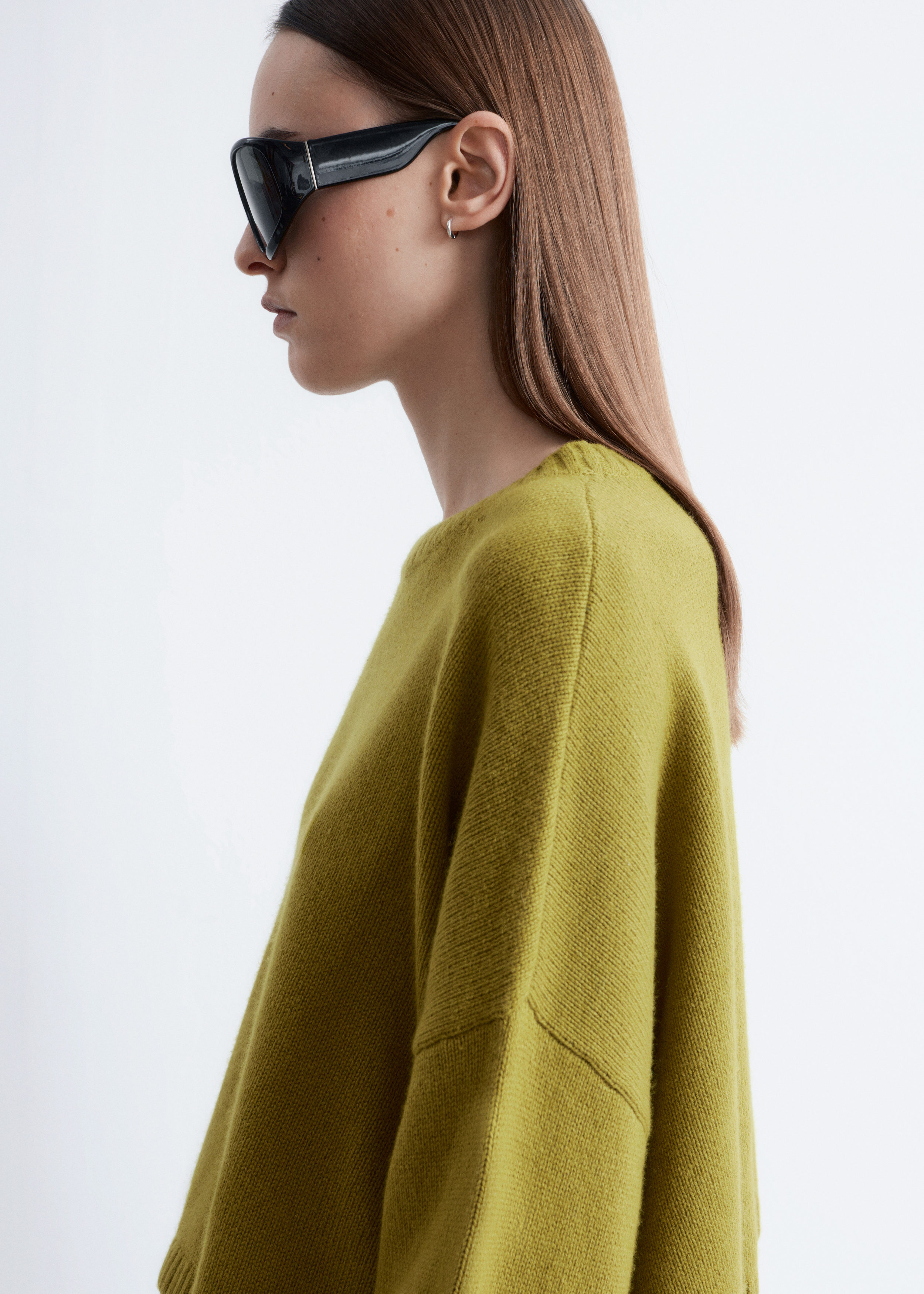 & Other Stories CASHMERE AND COTTON JUMPER