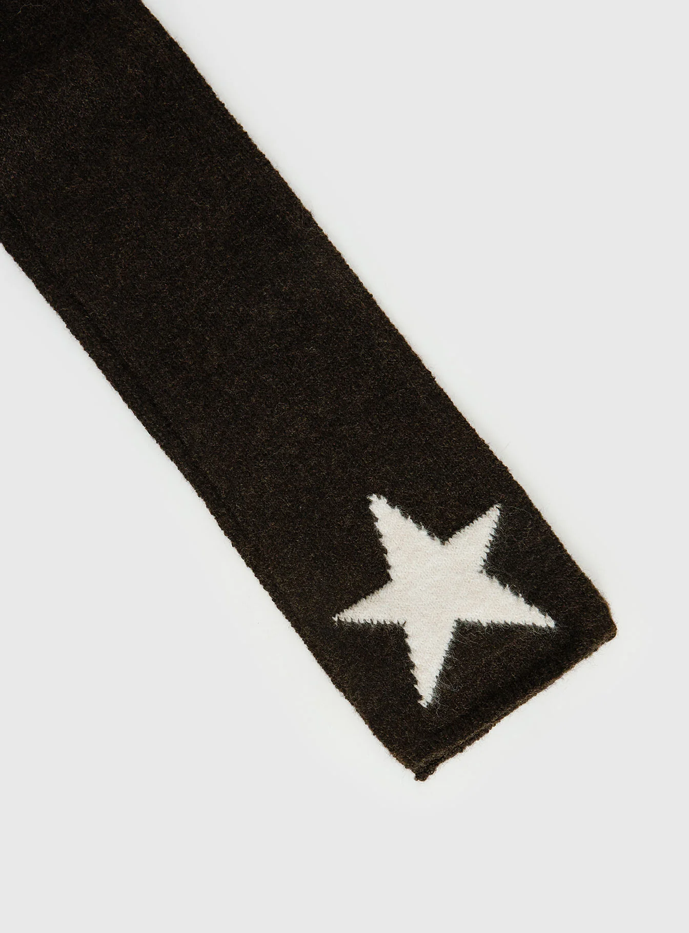 Abelia Star Graphic Scarf Brown / Cream