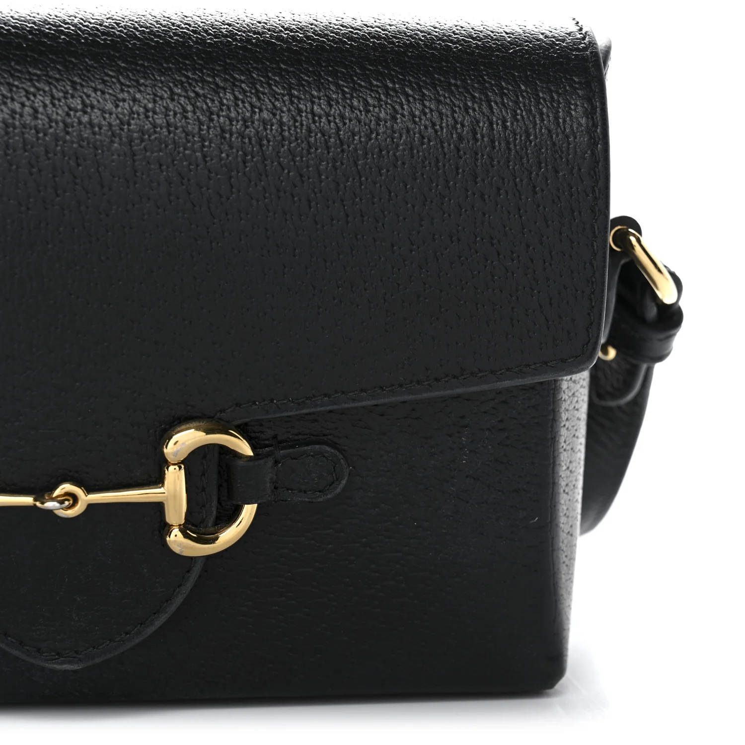 Calfskin Horsebit 1955 Shoulder Bag Black - Top Club