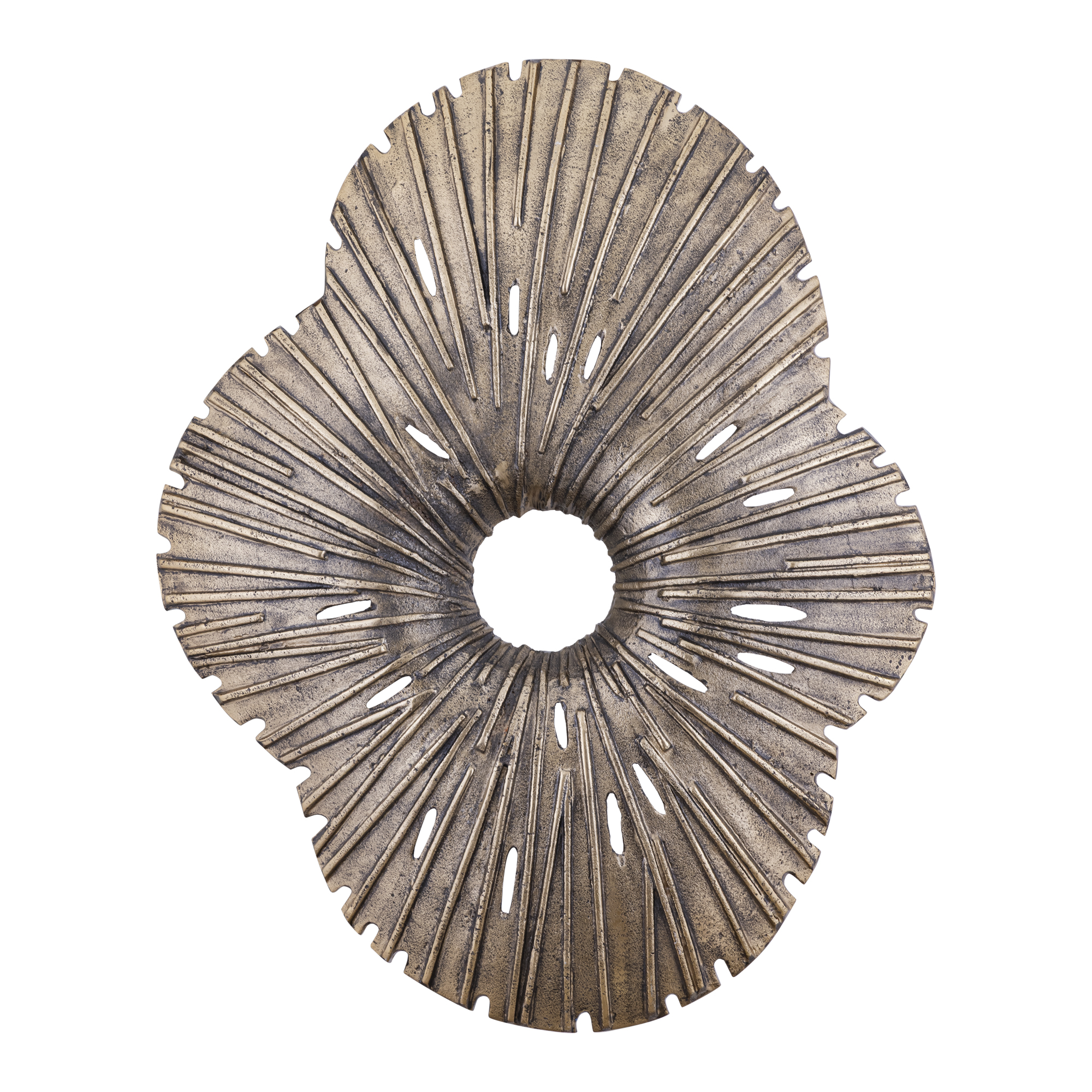 Wanddecoratie Aurea goud 72 cm