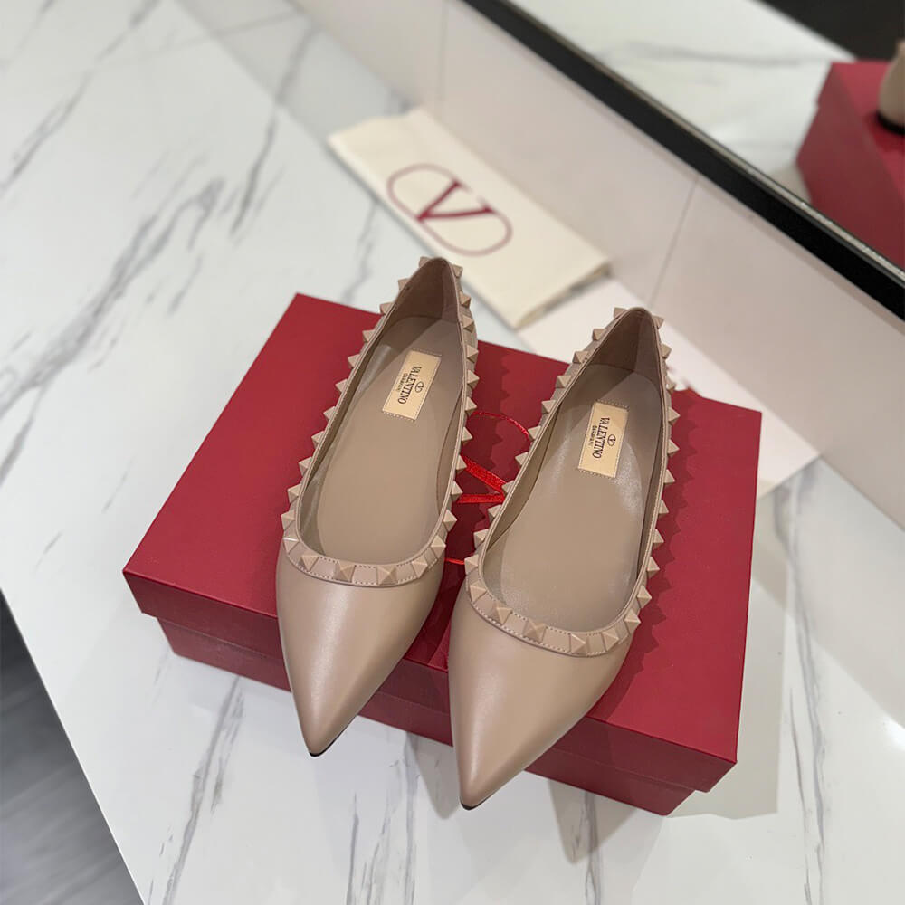 VALENTINO ROCKSTUD BALLET FLAT - Top Club