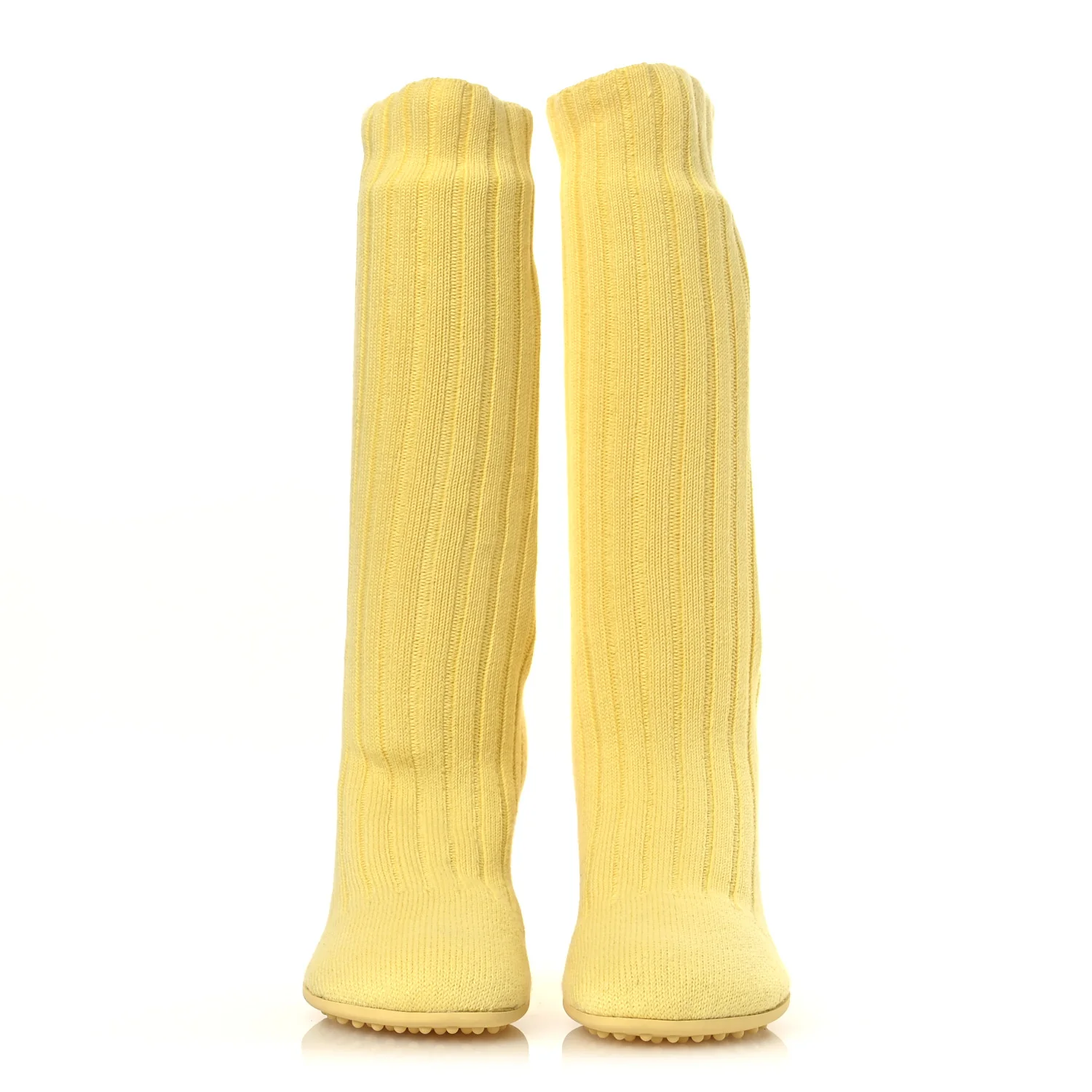 Cotton Knit Atomic Boots 40 Lemonade - Top Club