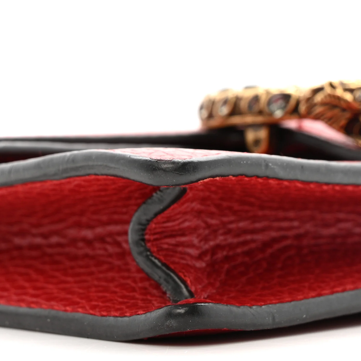 Calfskin Super Mini Dionysus Shoulder Bag Hibiscus Red - Top Club