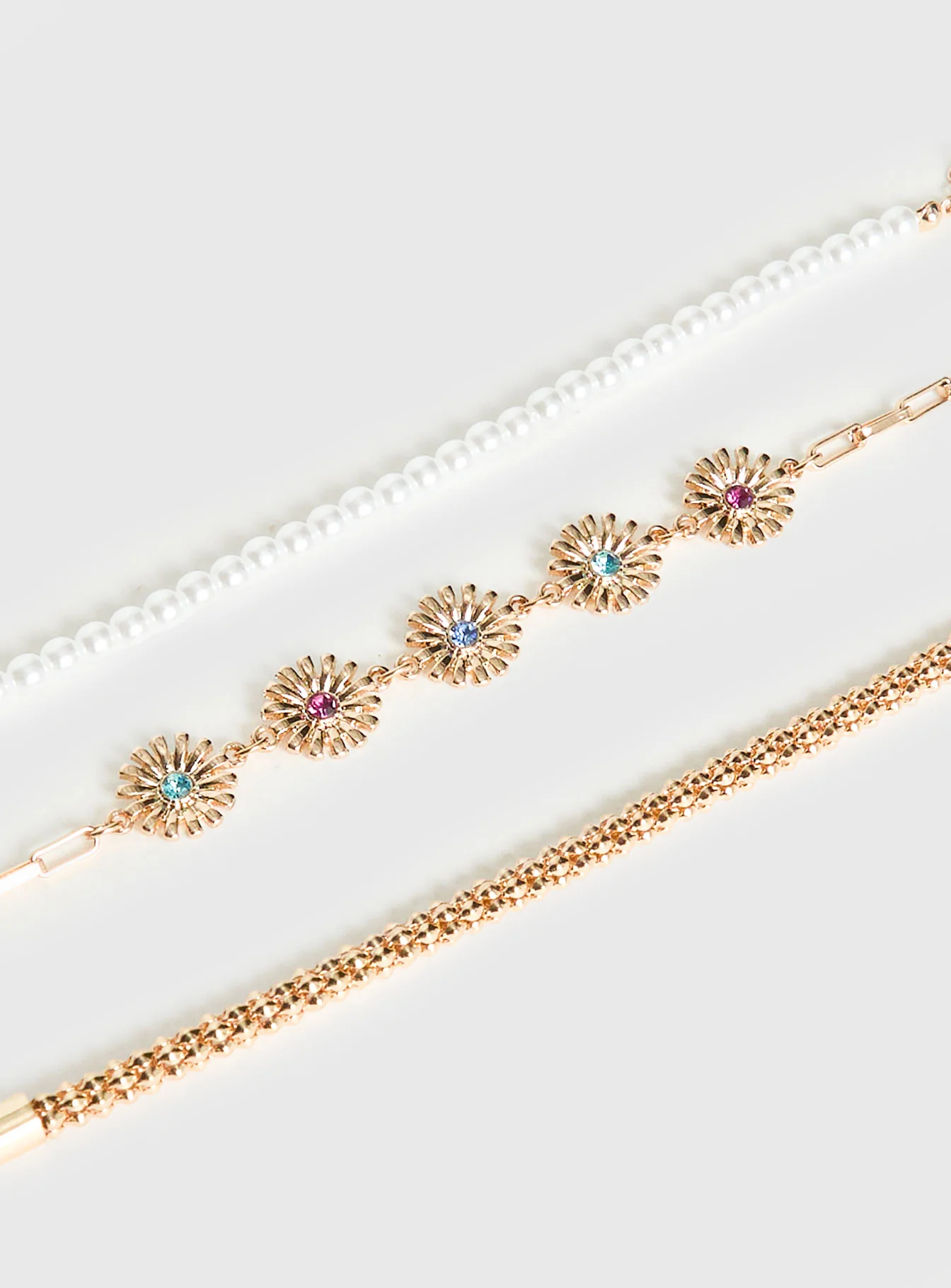 Del Rio Layered Bracelet Gold