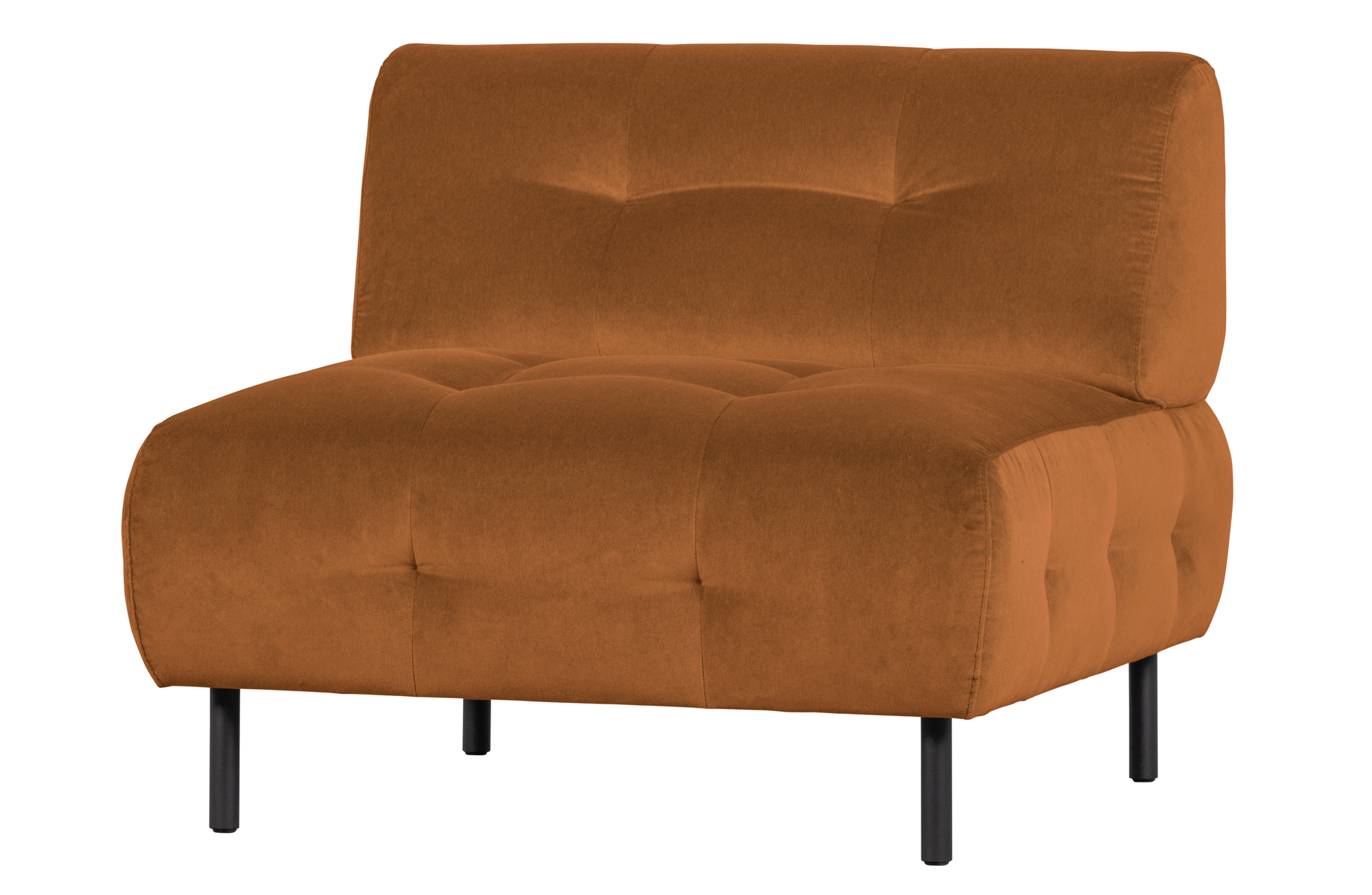 WOOOD Exclusive fauteuil Lloyd gewassen fluweel - Cinnamon Fauteuil Lloyd gewassen fluweel - Cinnamon