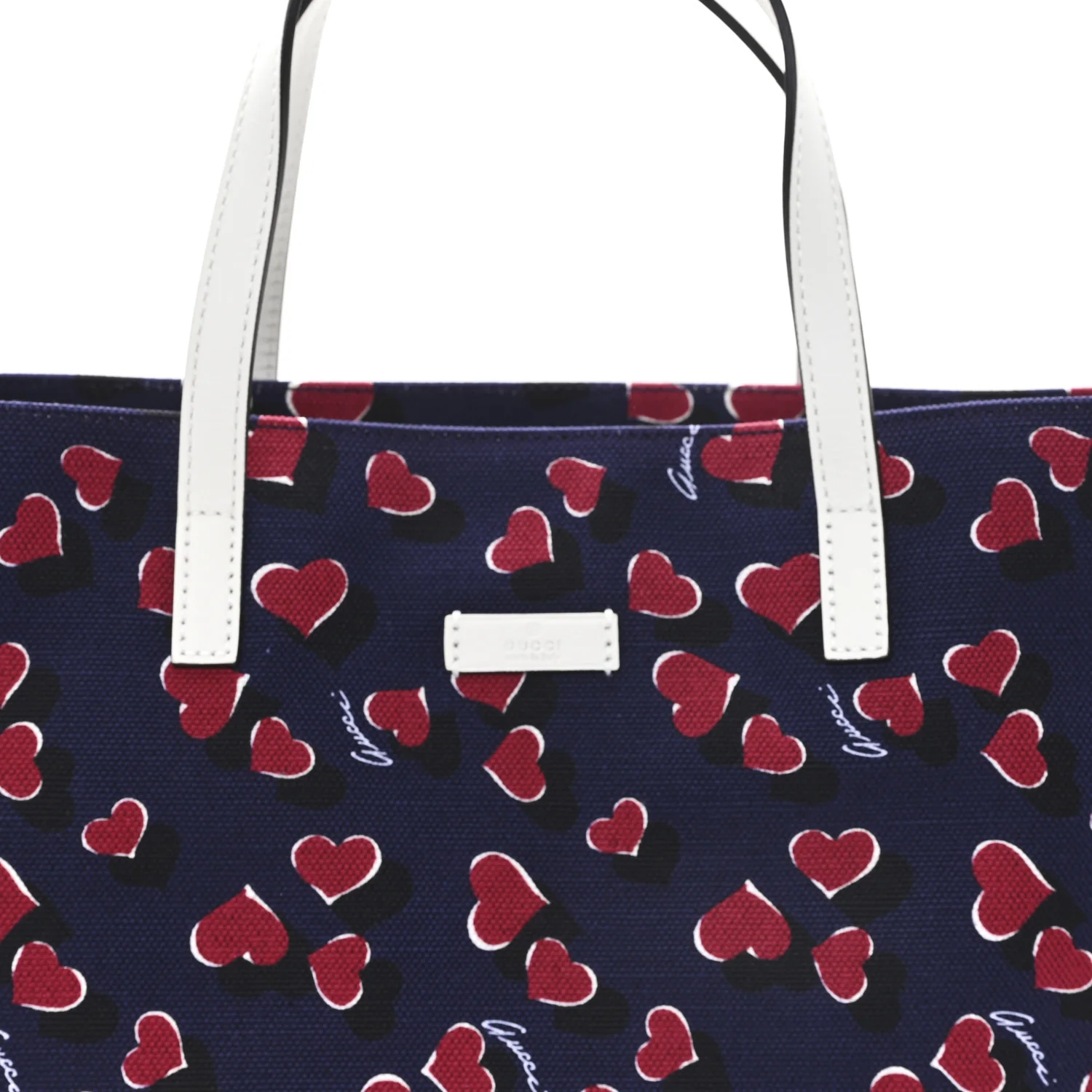 Canvas Heartbeat Print Medium Tote New Wine - Top Club