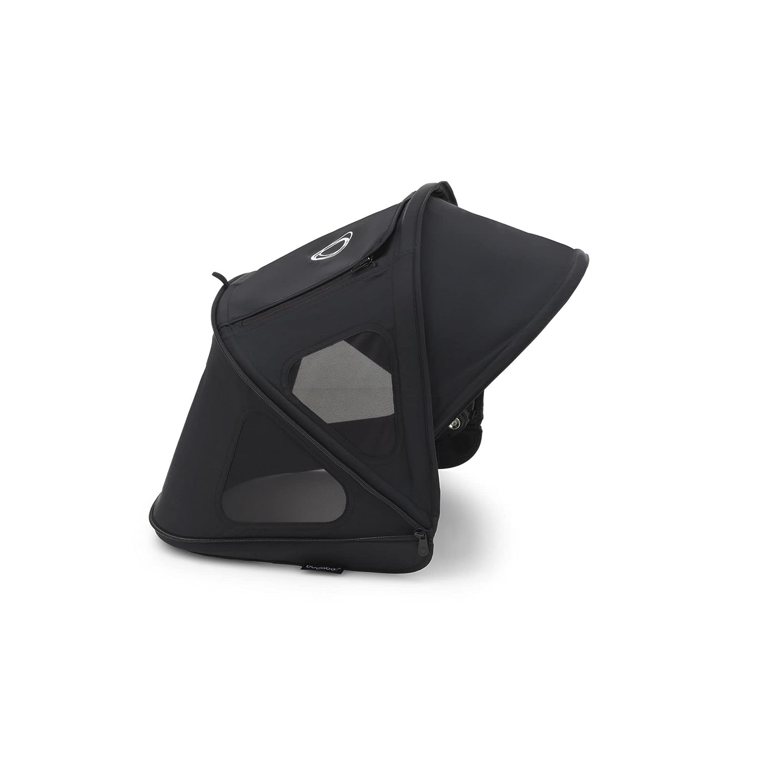 Bugaboo Dragonfly Breezy Sun Canopy Stroller Accessories with UPF 50+ Sun Protection and Ventilation Panels, Midnight Black
