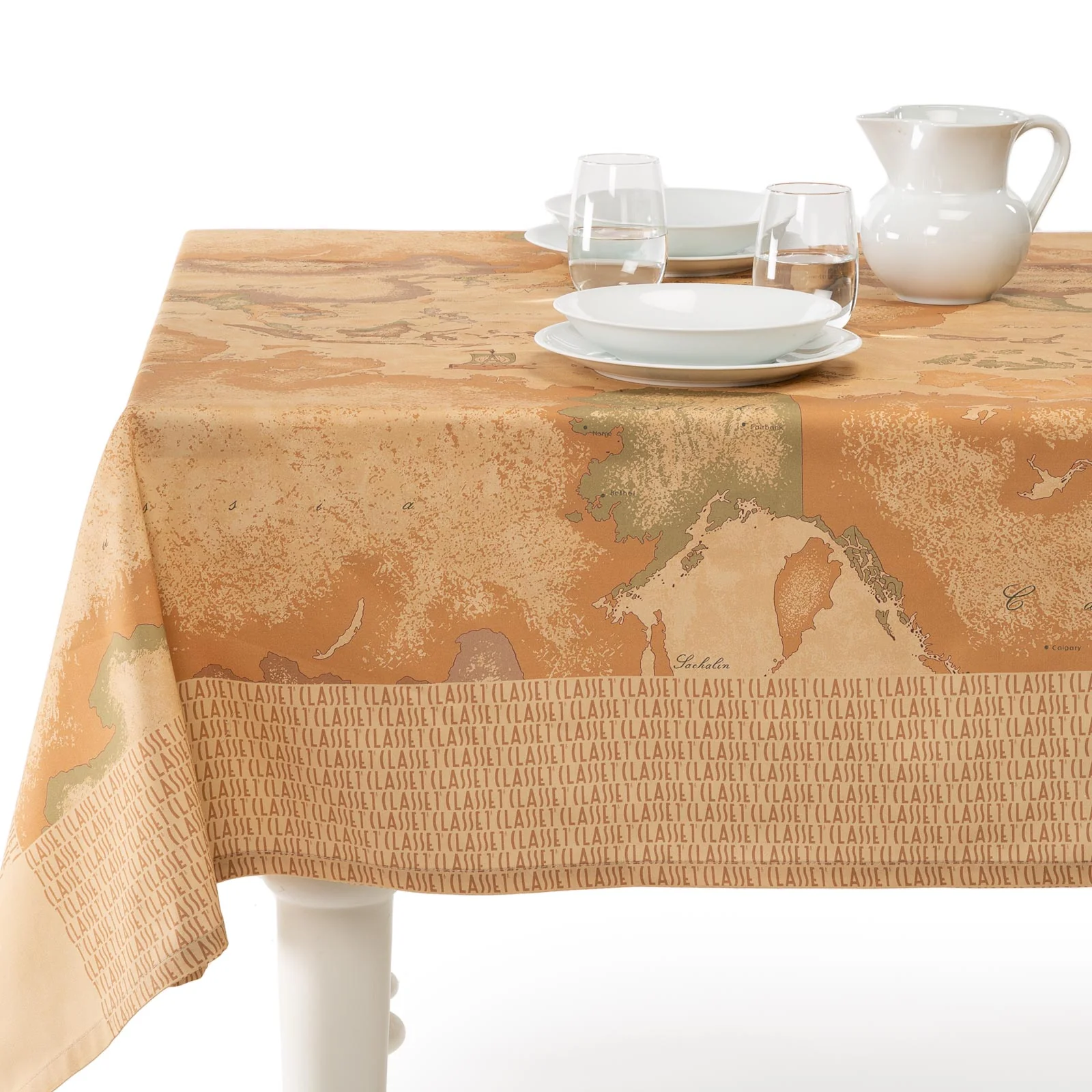 Tovaglia In Cotone Geo Classic Cm. 150X150 Unica Alviero Martini 1A Classe