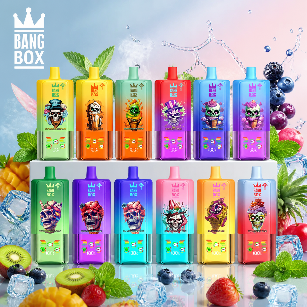 BANG BOX 80 000 Potahů – jednorázové vape 3 v 1 s příchutí