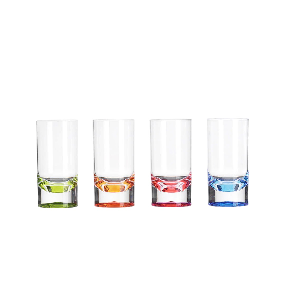 Acryl Longdrinkglas Party Slim Jim - set van 4