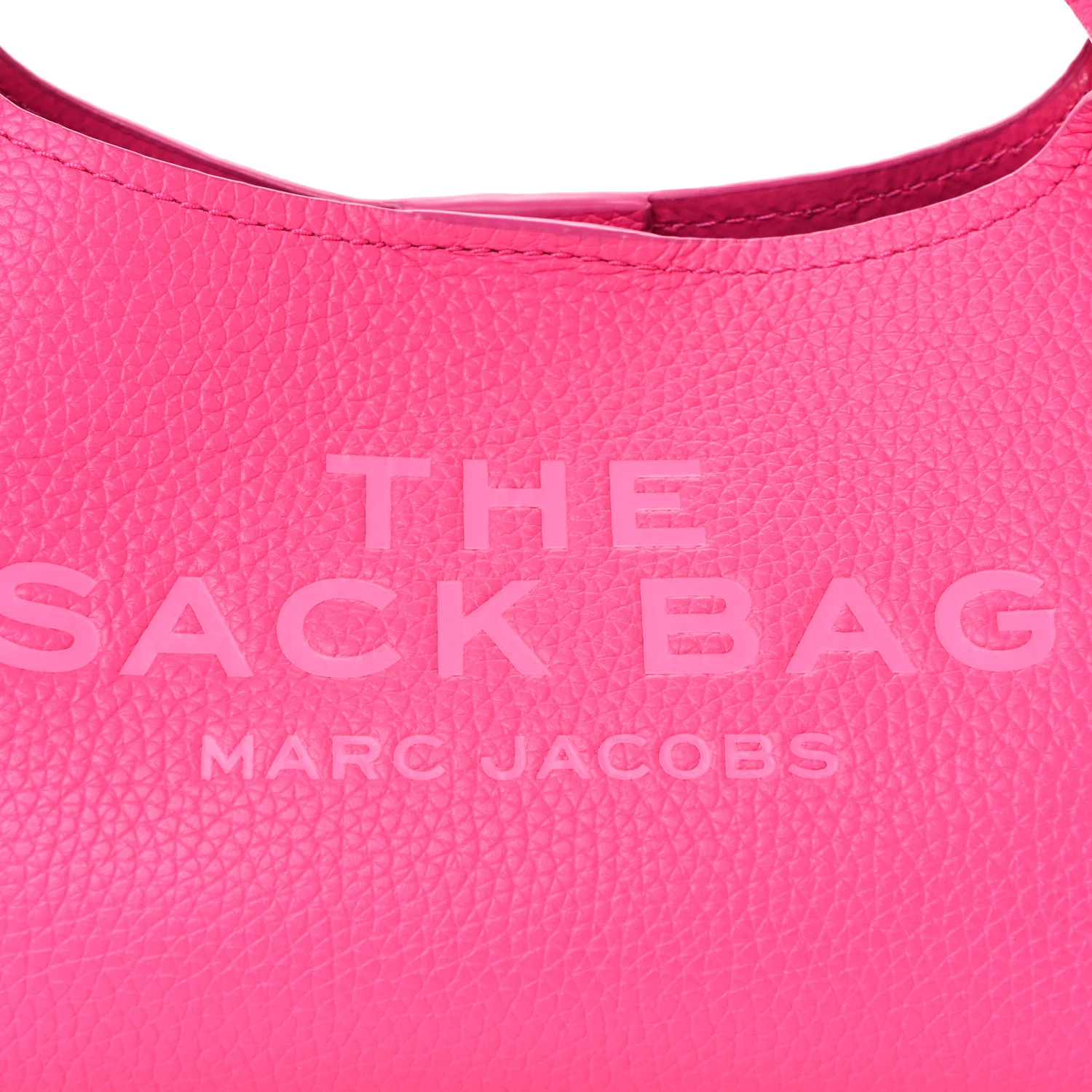 Grained Calfskin Mini The Sack Bag Hot Pink - Top Club