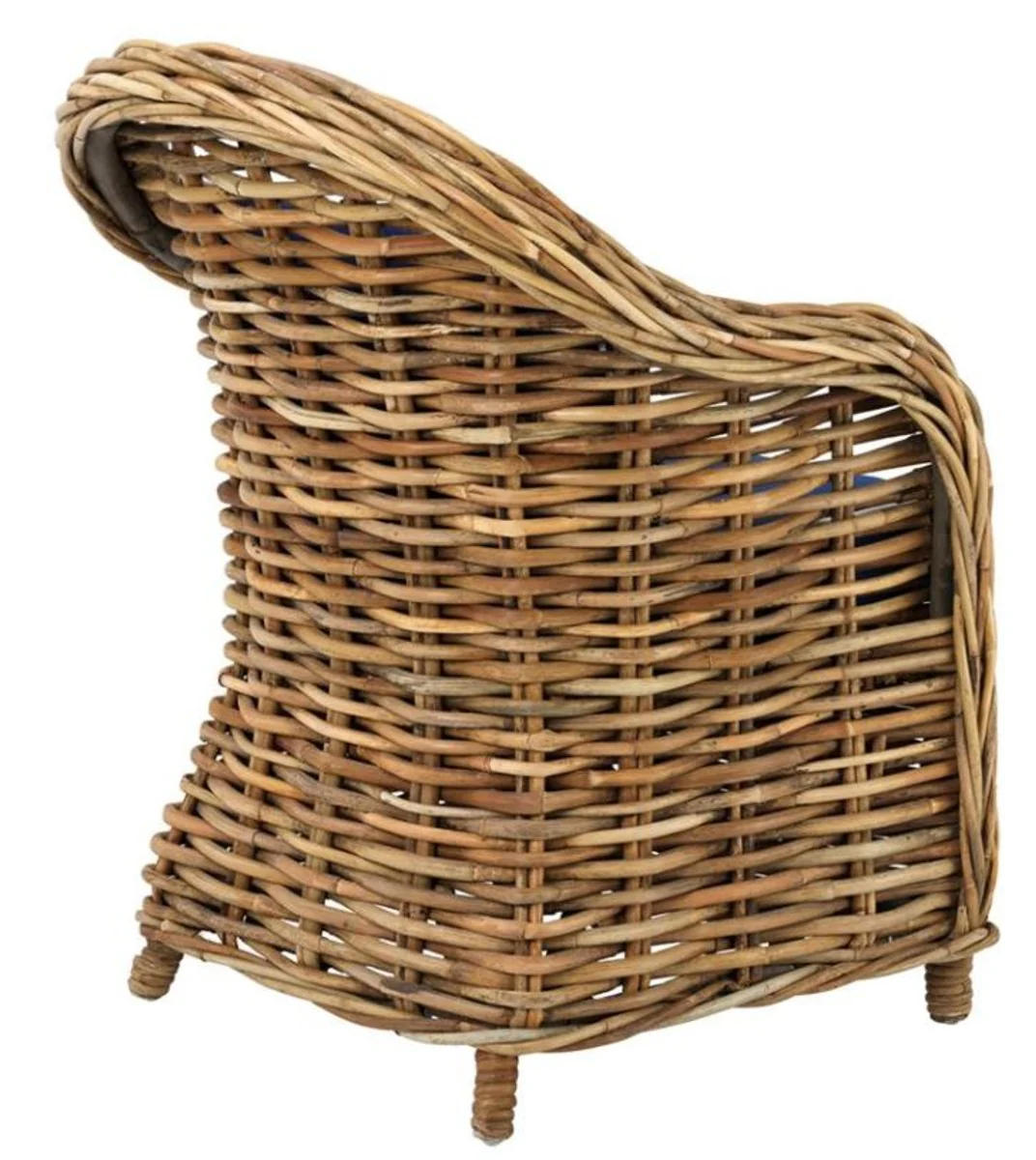 Designer rattan armchair 70 x 70 x H. 88 cm - luxury living room furniture