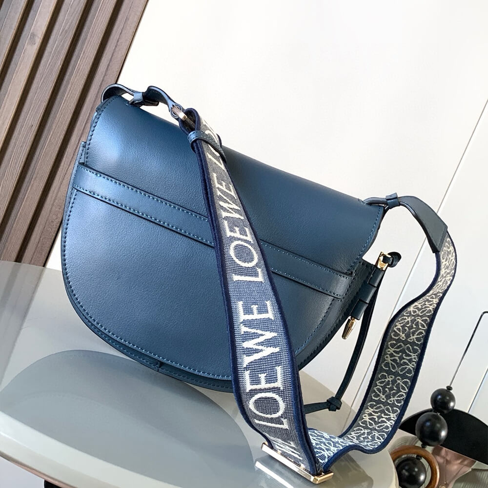 Loewe Small Gate bag in soft calfskin and jacquard - Top Club