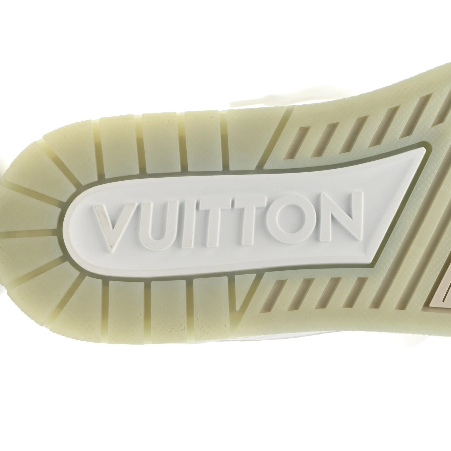 Calfskin Mens LV Trainer Sneakers 9 White - Top Club