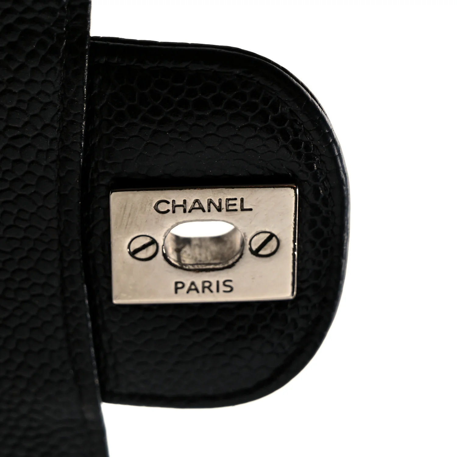 Caviar Quilted Medium Double Flap Black - Top Club