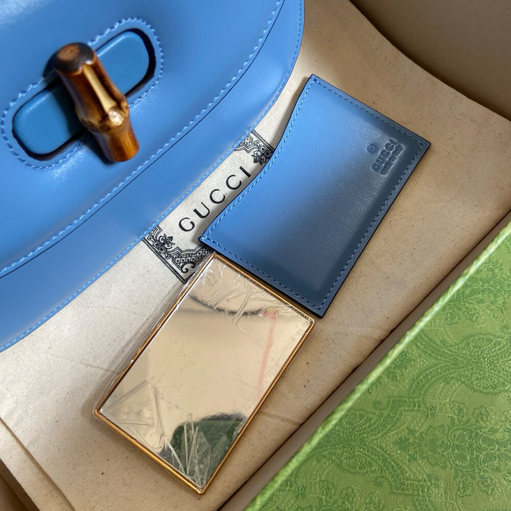 GUCCI BAMBOO 1947 JUMBO GG SMALL TOP HANDLE BAG - Top Club