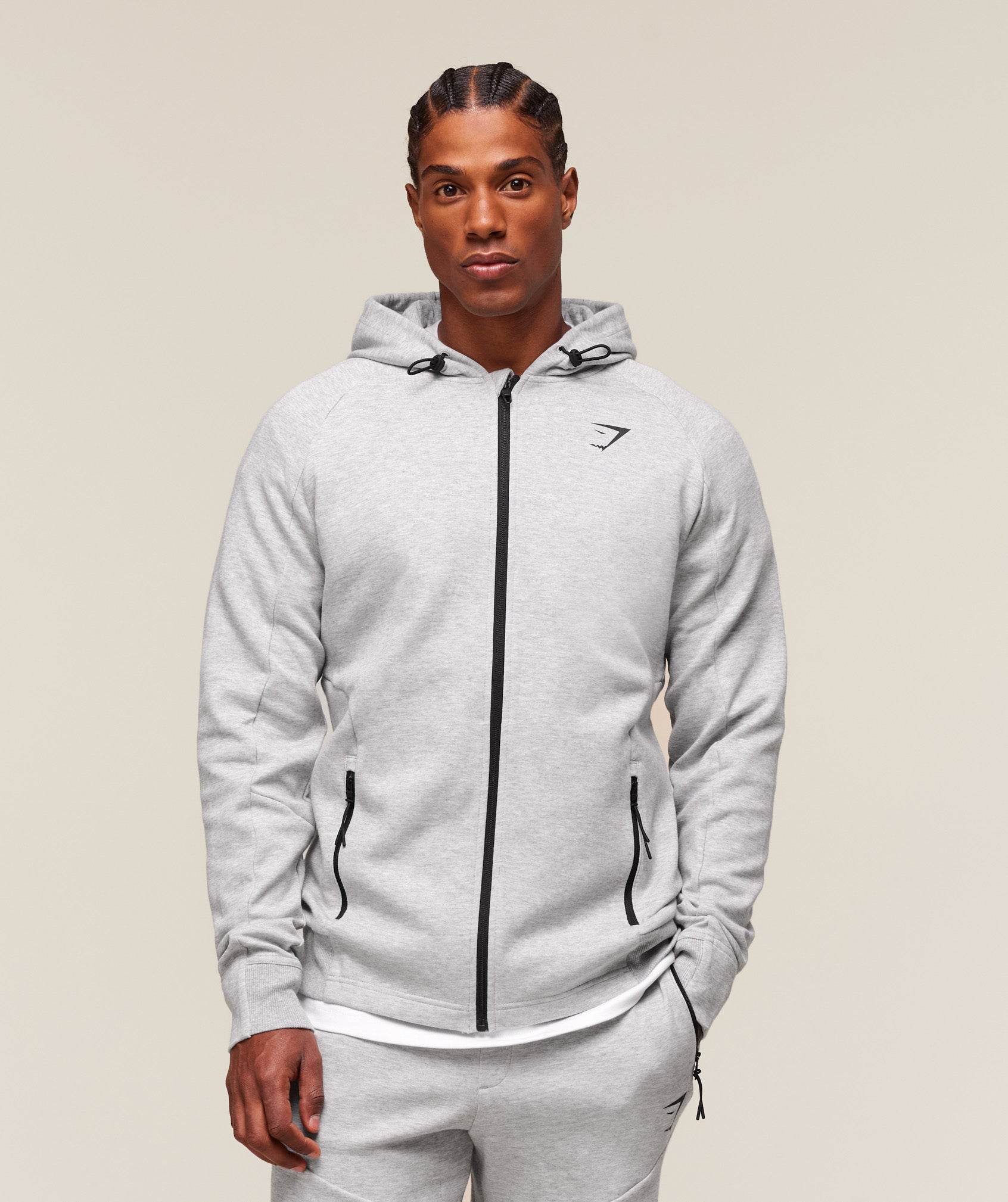 COACH Interlock Tech Zip Up Hoodie