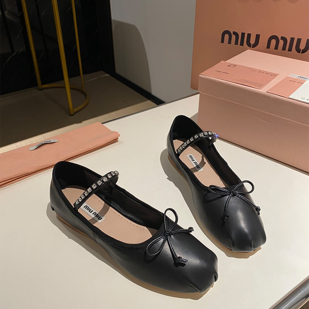 MiuMiu Leather ballerinas - Top Club