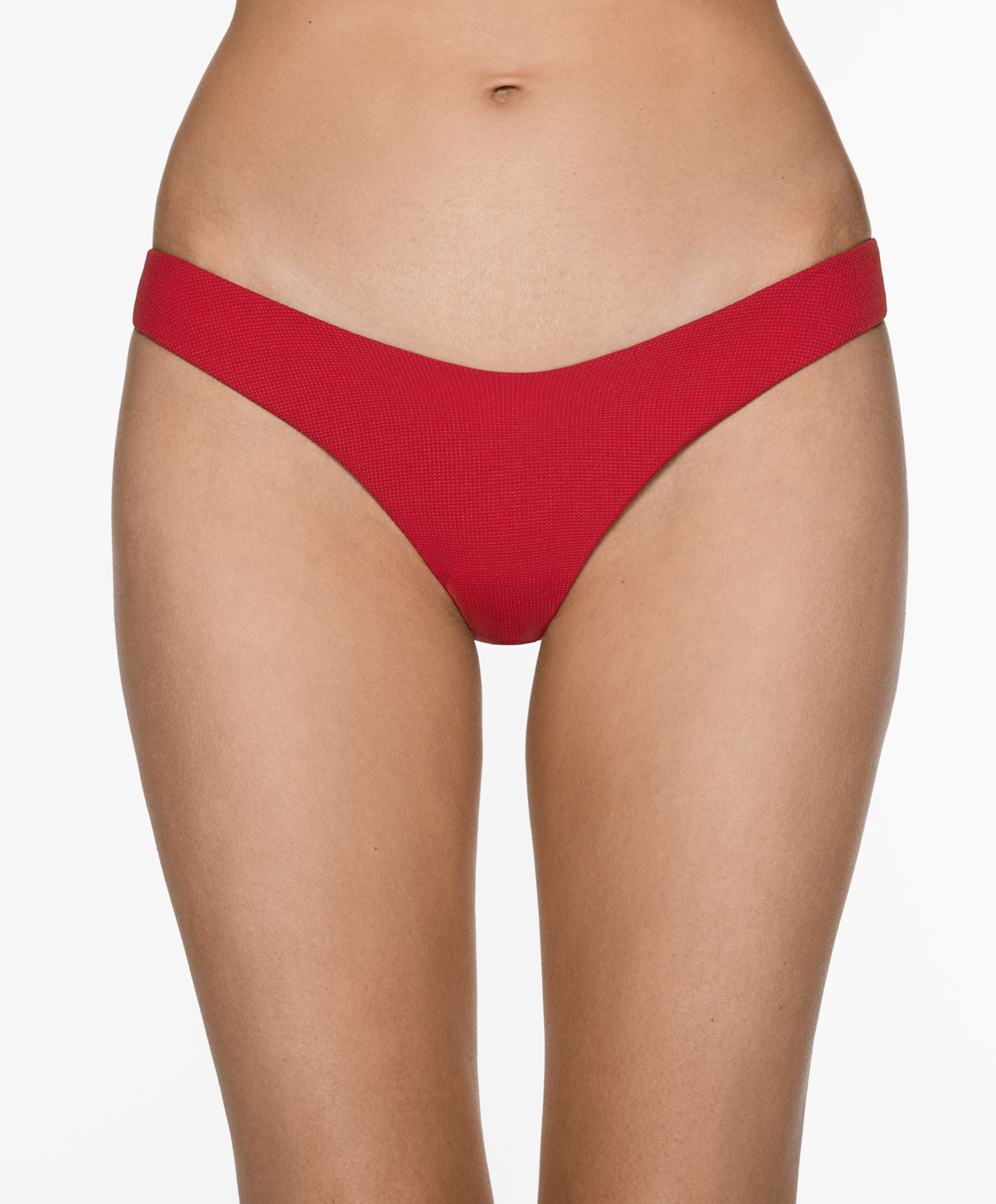 OYSHO Piqué medium-coverage U-cut bikini briefs