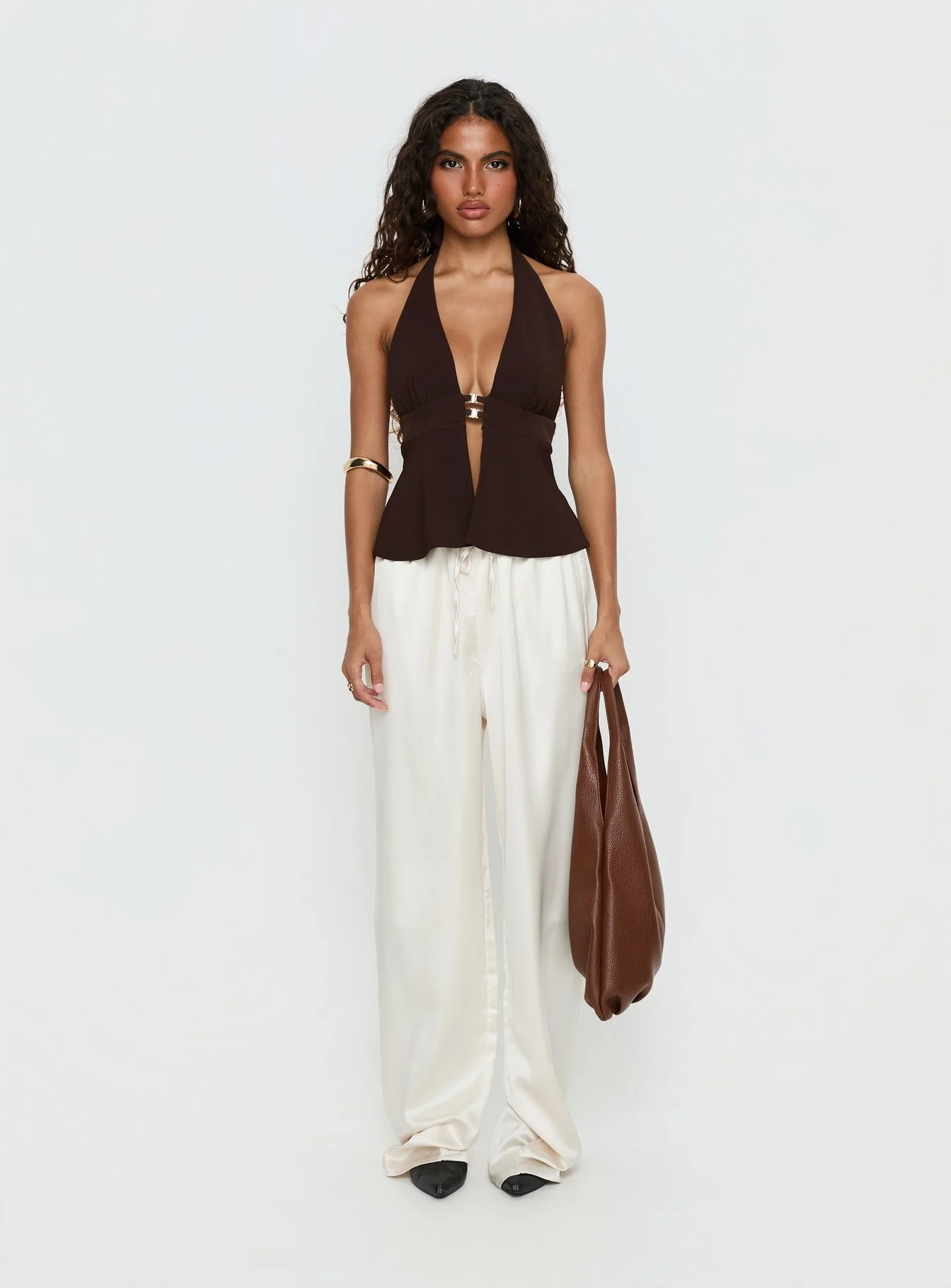 Brealle Halter Top Chocolate