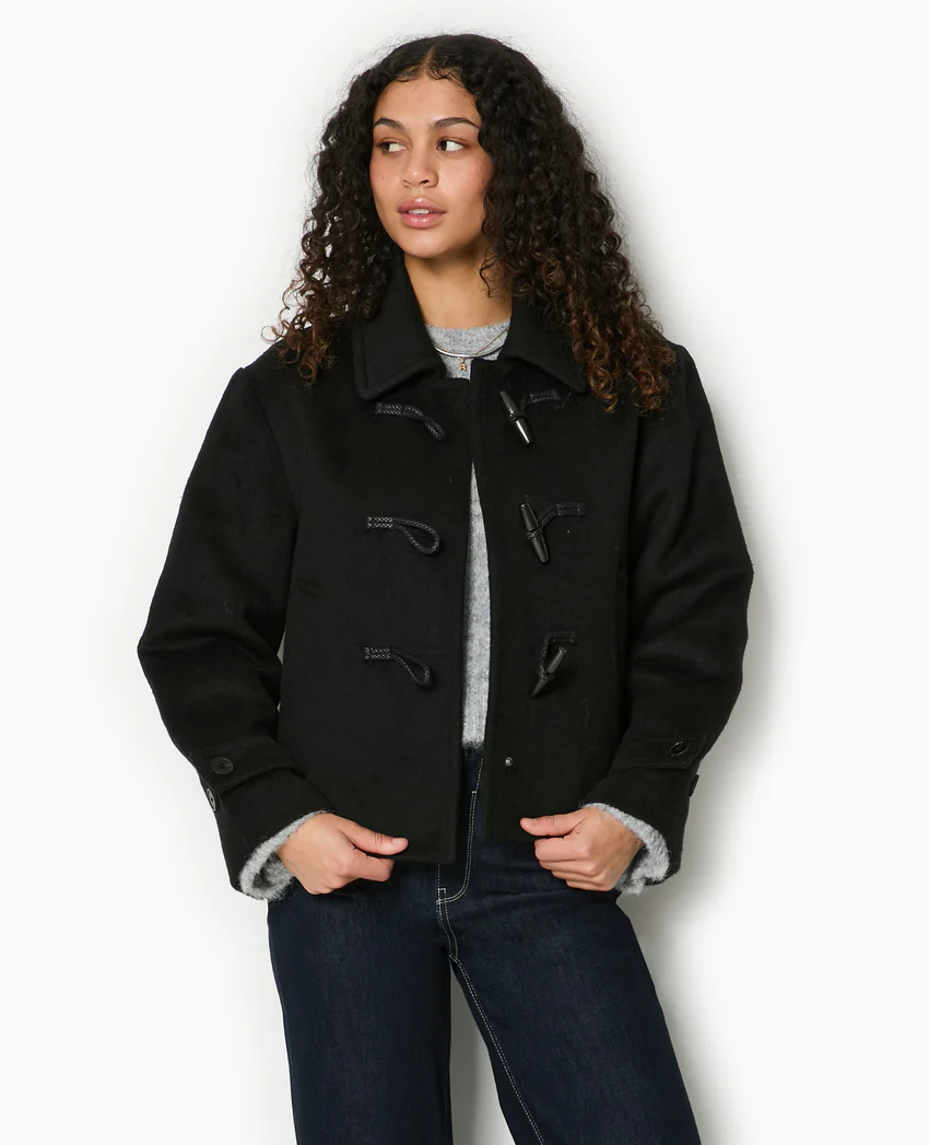 Pimkie Manteau court et droit avec boutons duffle coat