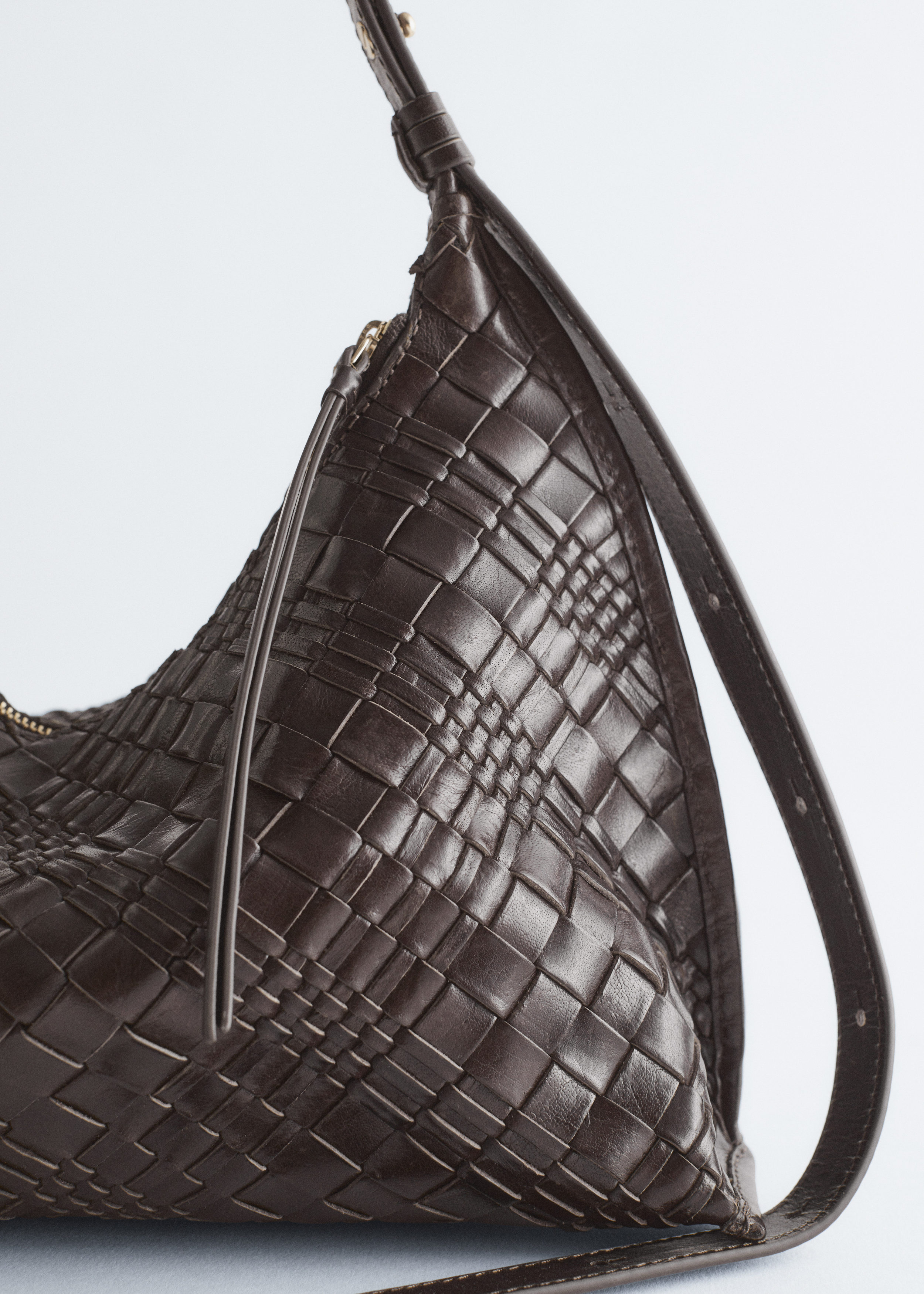 & Other Stories INTERWOVEN LEATHER CROSSBODY BAG