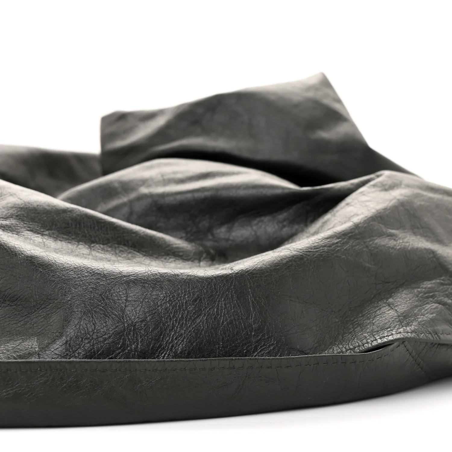 Calfskin Foulard Shoulder Bag Dark Green - Top Club