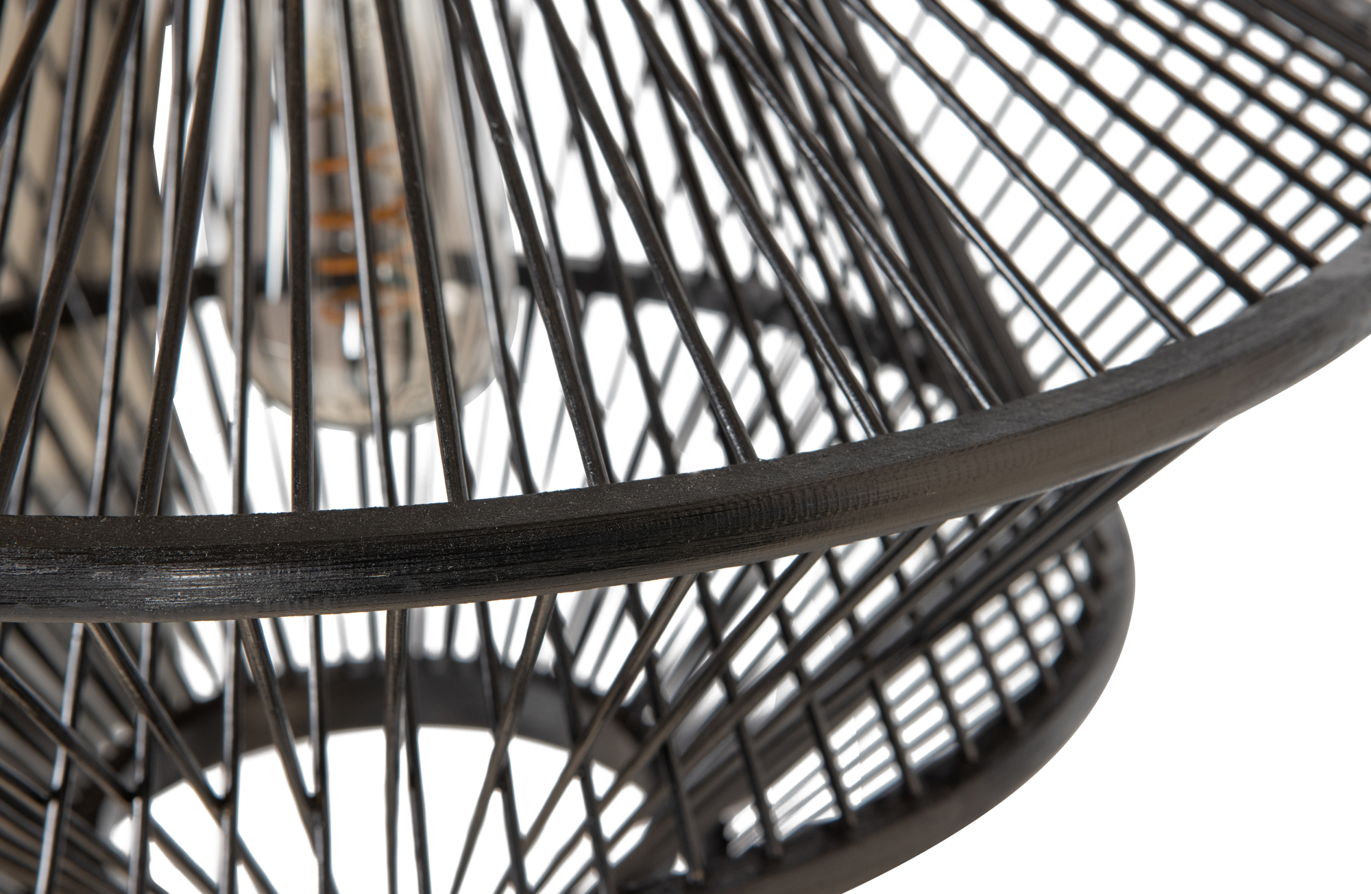 Hanglamp Bamboo - Zwart