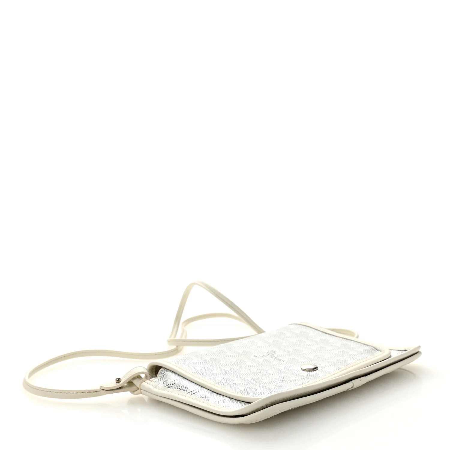 Goyardine Plumet Wallet Clutch White - Top Club