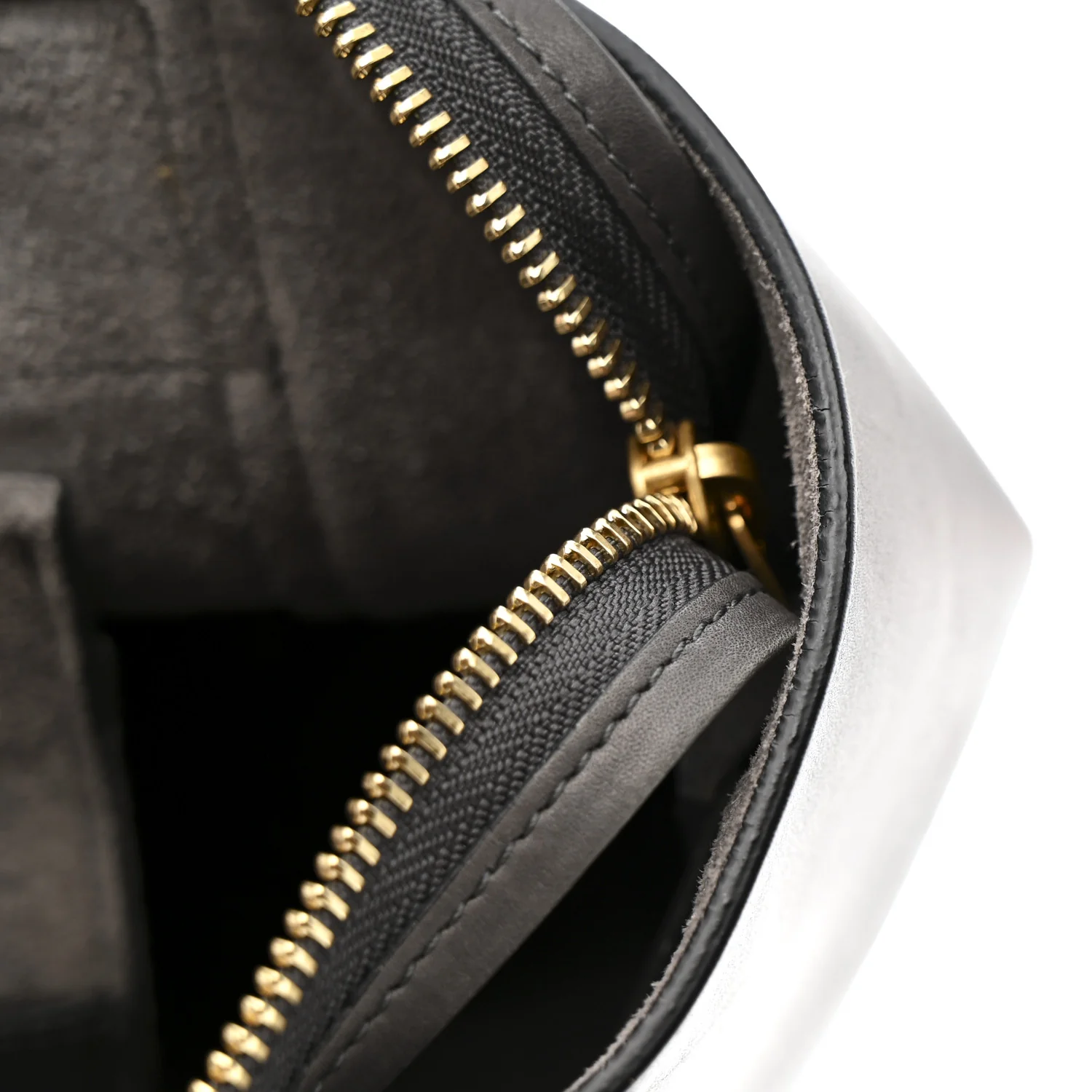 Smooth Calfskin Mini Belt Bag Grey - Top Club